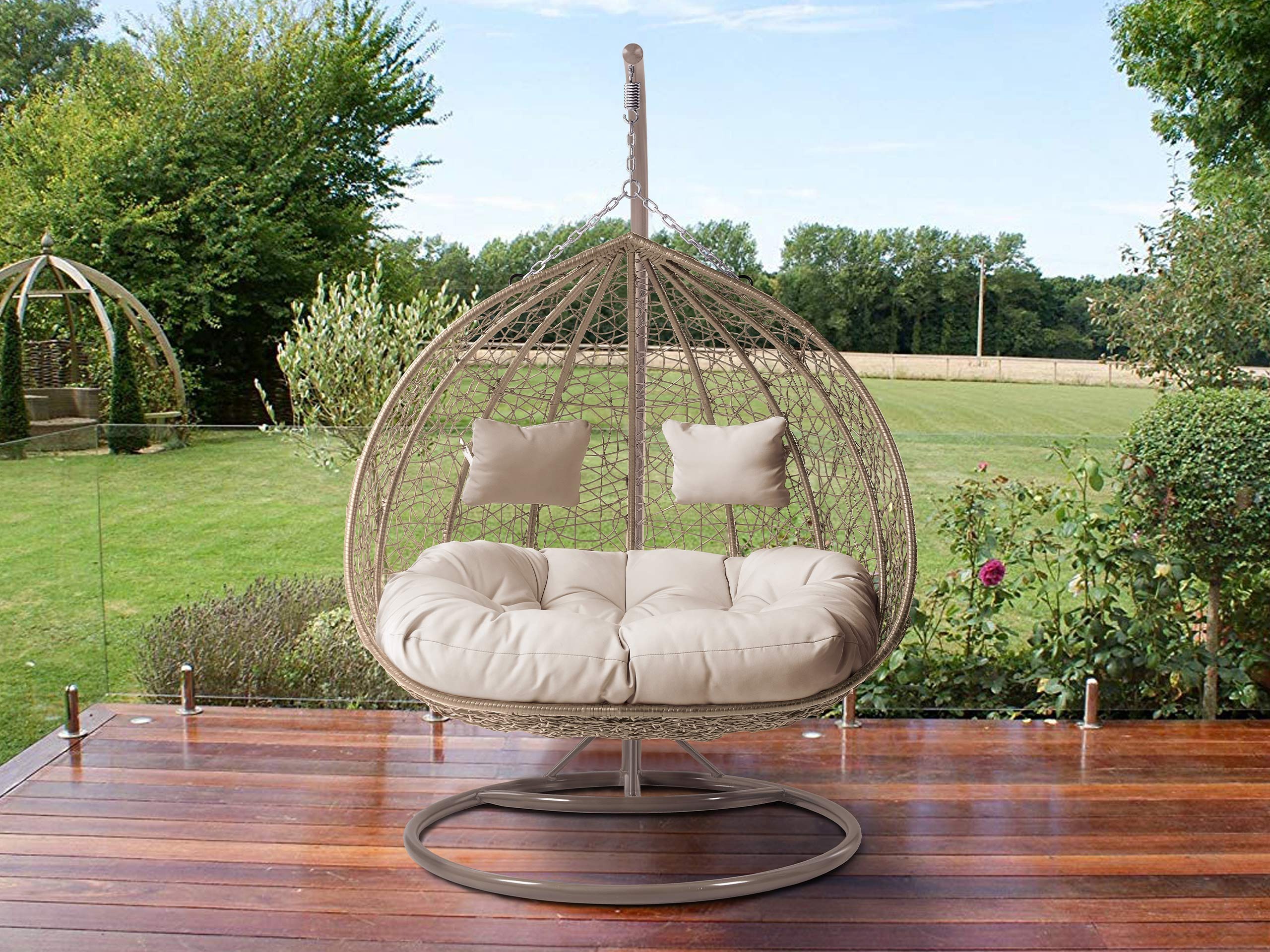 Viseči stol Comfivo Audos (Bež)