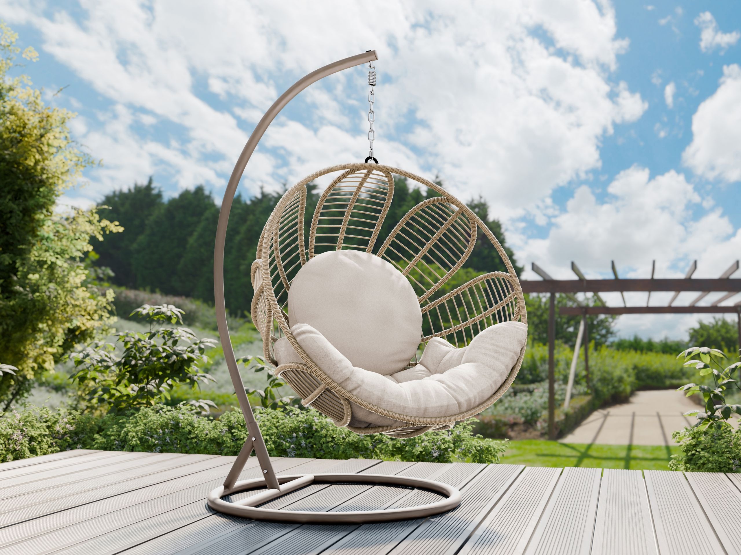 Viseči stol Comfivo Ingenium (Bež)