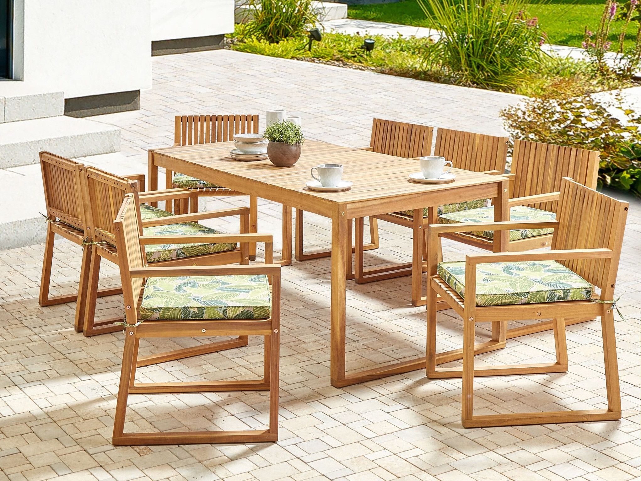 Komplet mize in stolov Berwyn 3235 (Zelena)