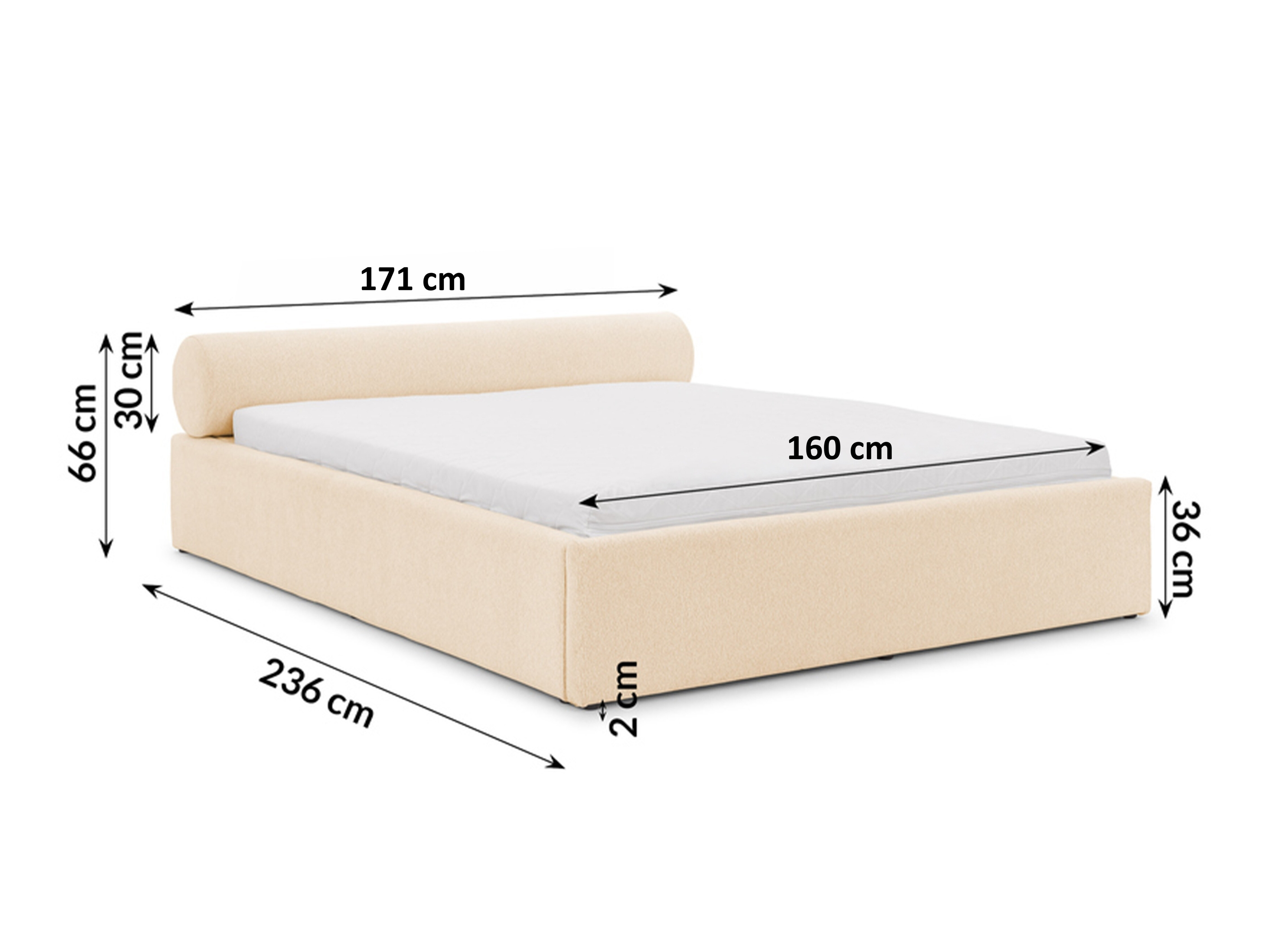 Postelja Rocklin 114 (Misterio 82)