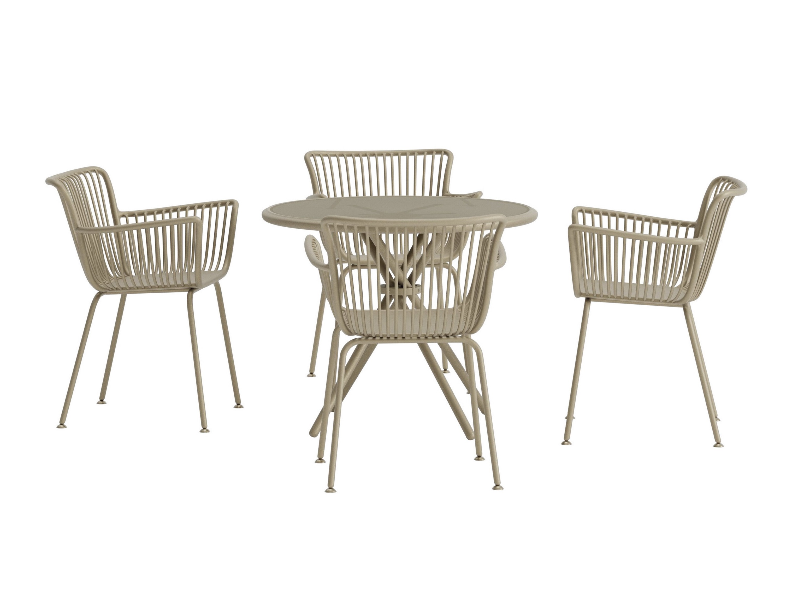 Komplet mize in stolov Dallas 5163