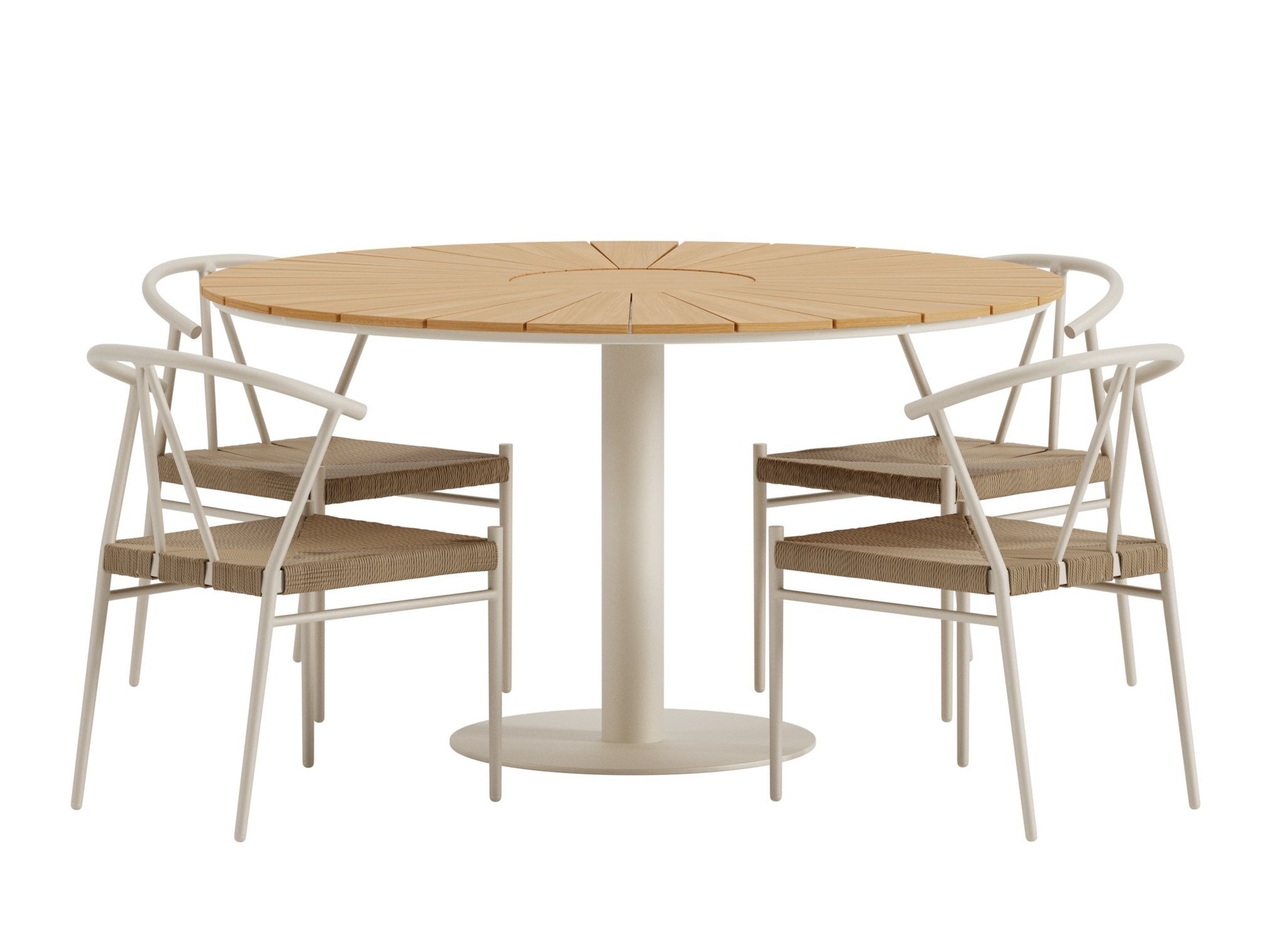 Komplet mize in stolov Dallas 5167
