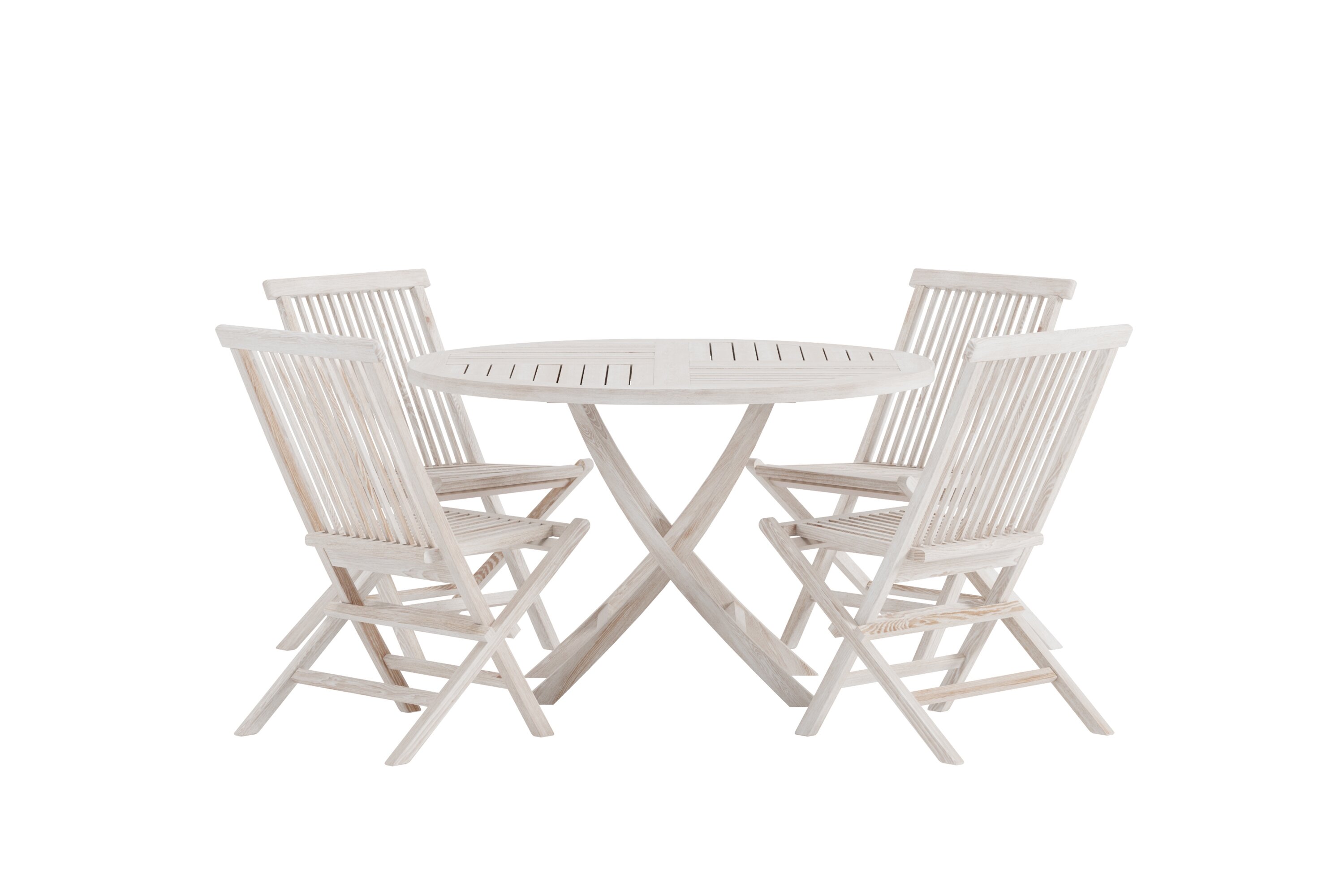 Komplet mize in stolov Nunova 145 (Svetel les)