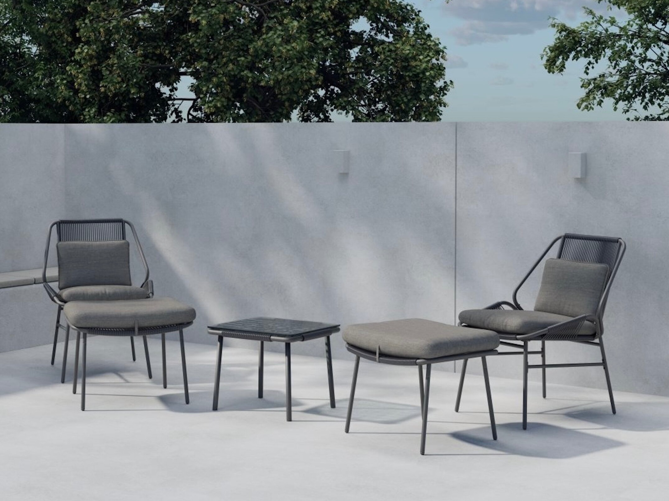 Komplet za balkon Dallas 5170