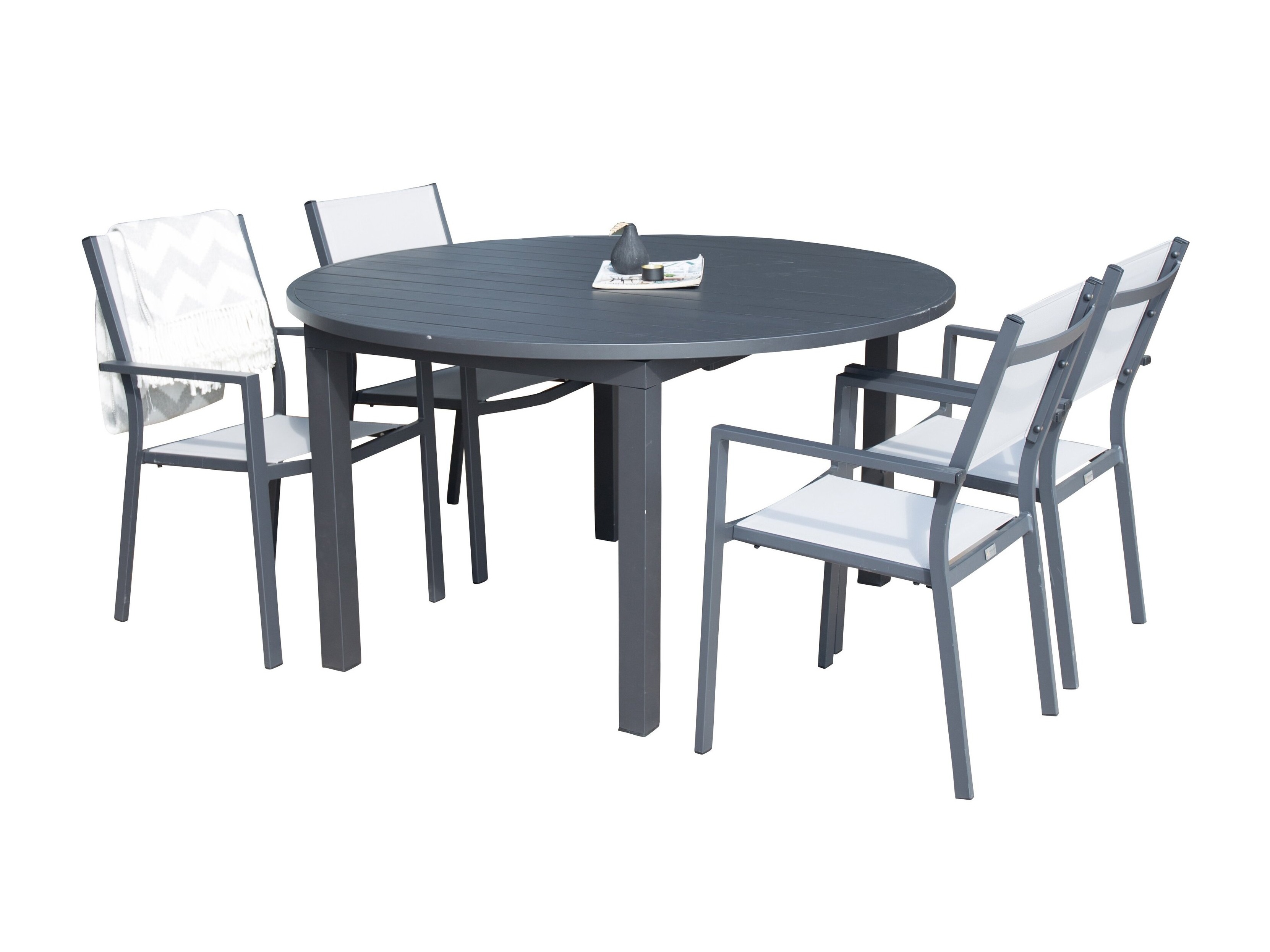 Komplet mize in stolov Dallas 5174