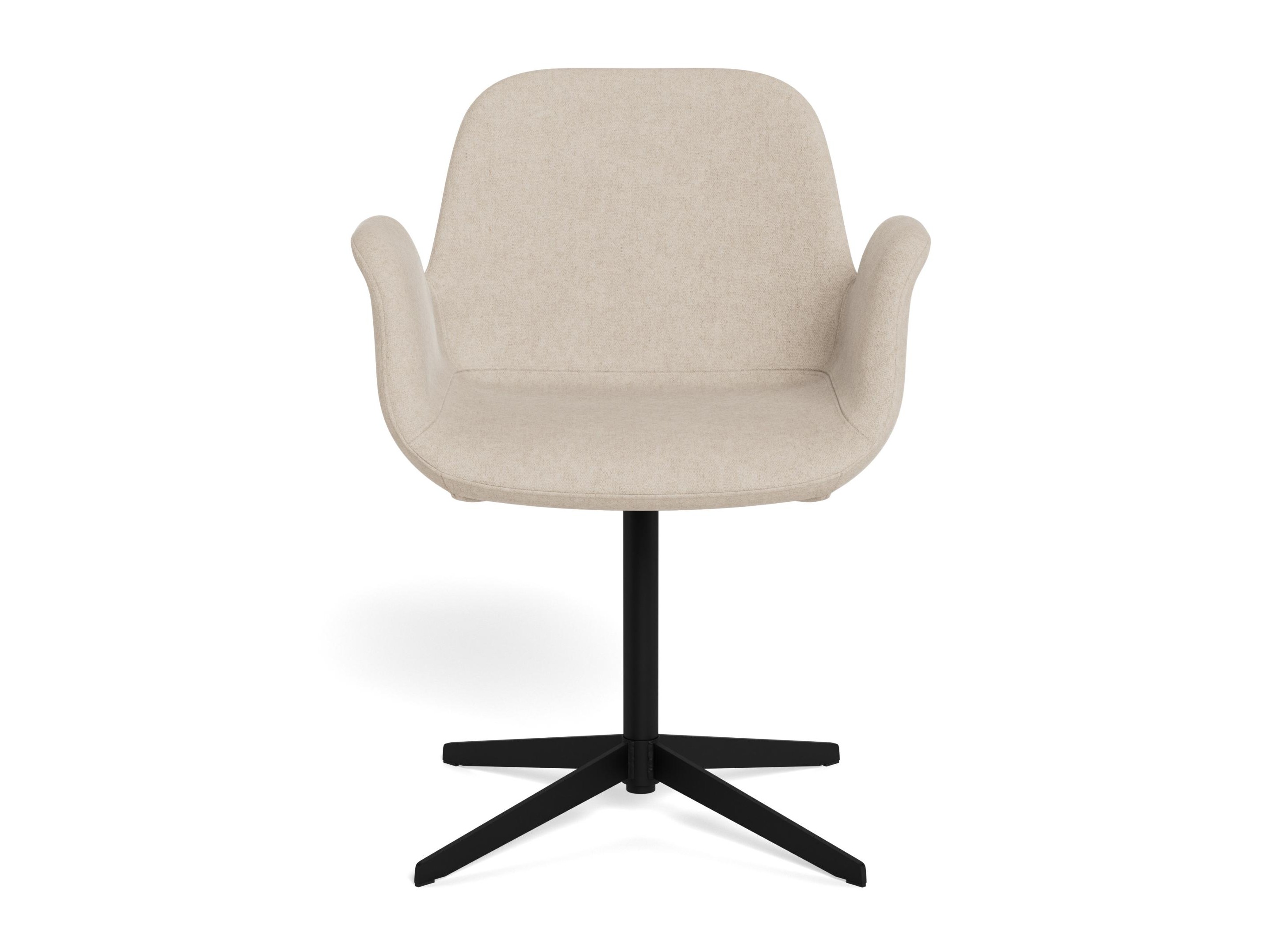 Stol Norsica 1058 (Črna + Svetlo rjava)