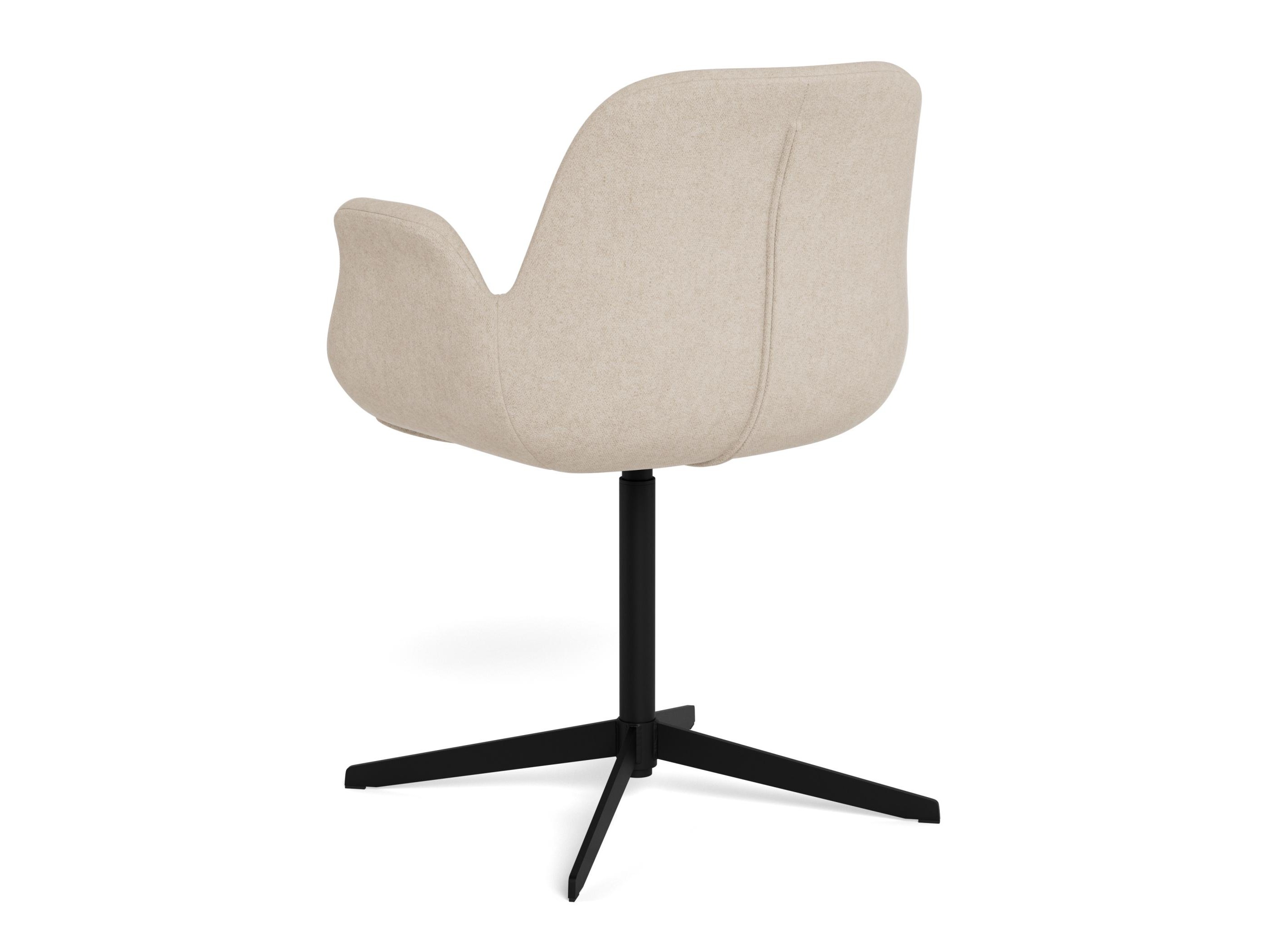 Stol Norsica 1058 (Črna + Svetlo rjava)