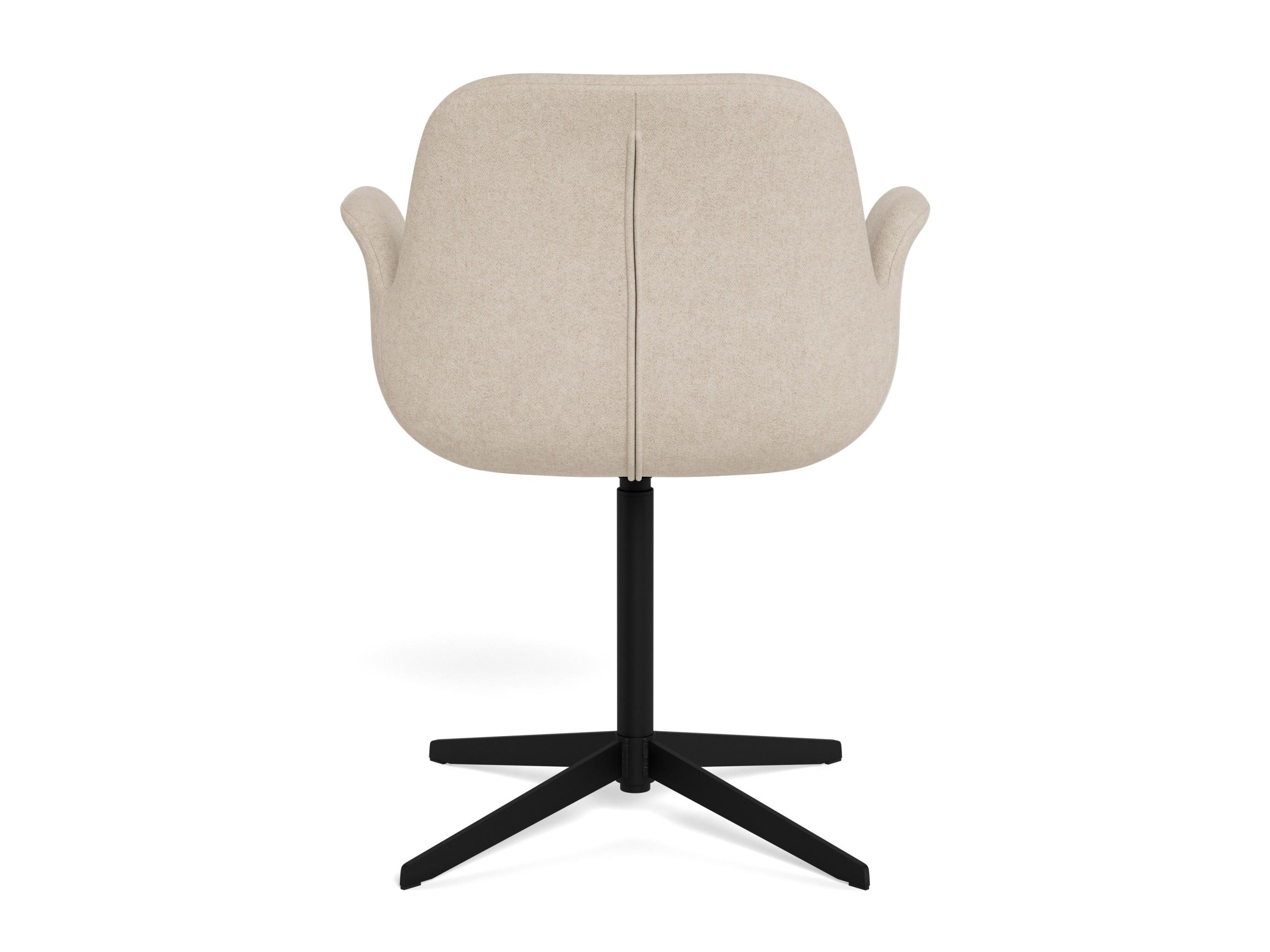 Stol Norsica 1058 (Črna + Svetlo rjava)