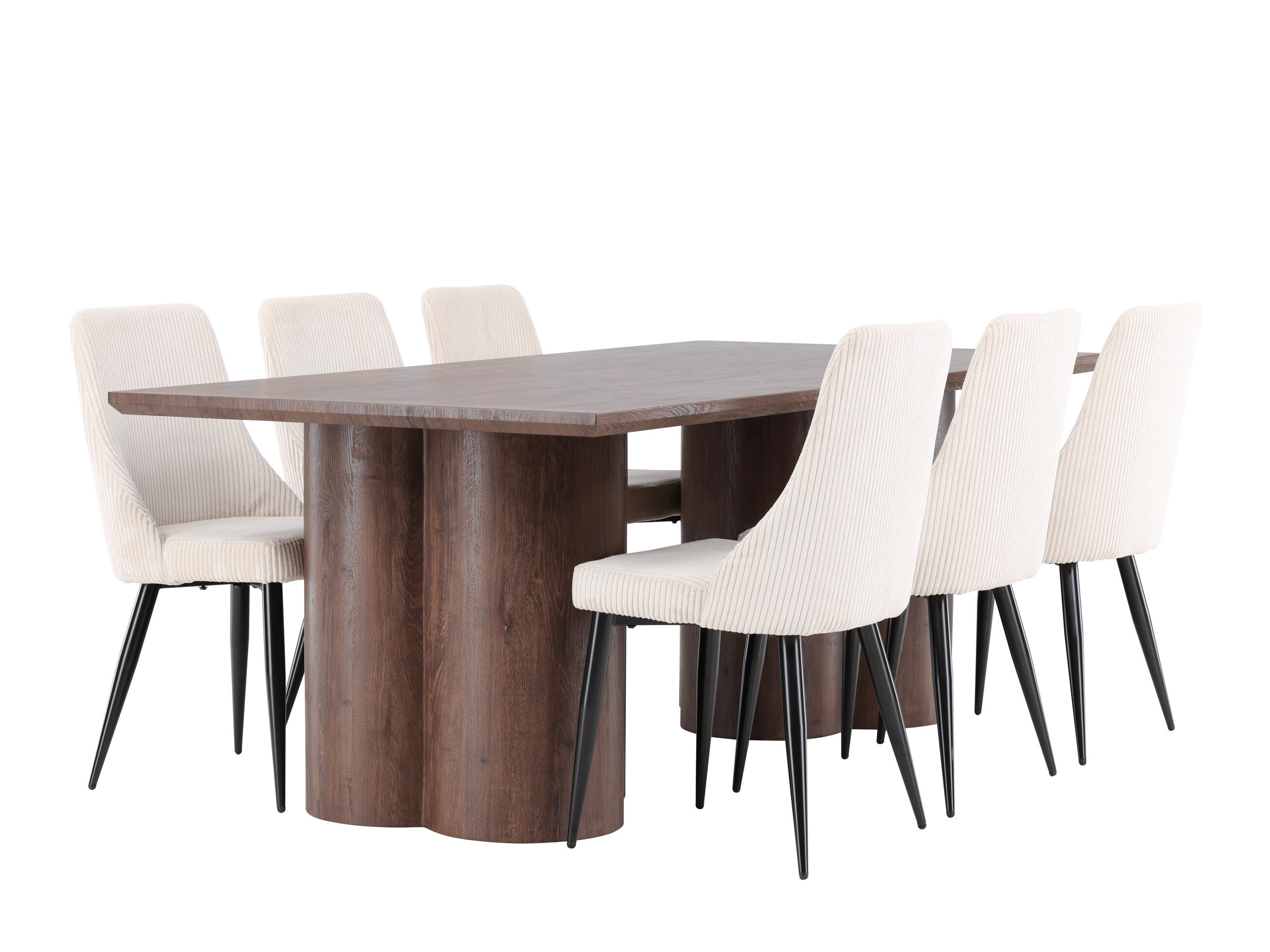 Jedilniški komplet Dallas 5179 (Rjava)