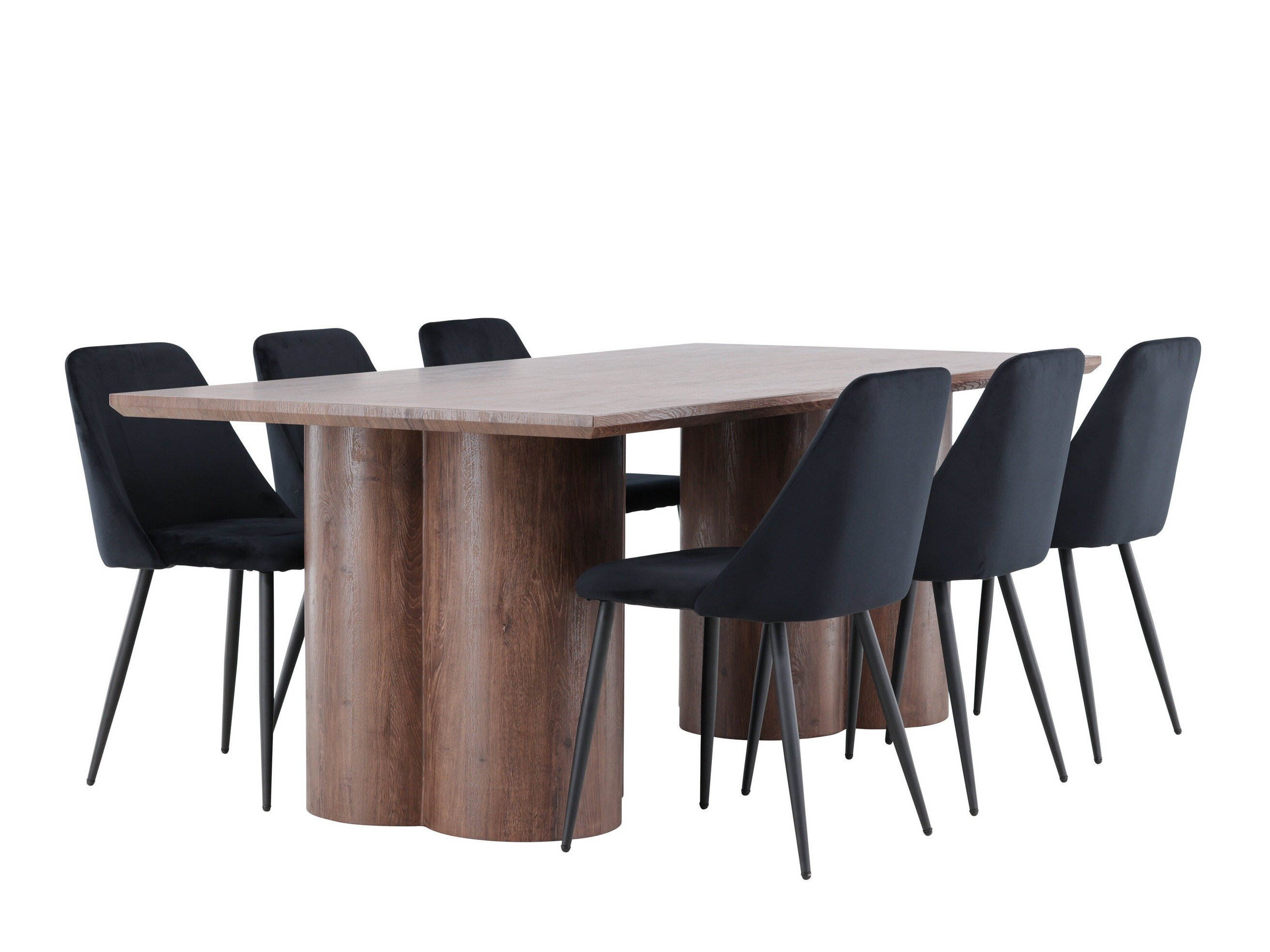 Jedilniški komplet Dallas 5182 (Rjava)