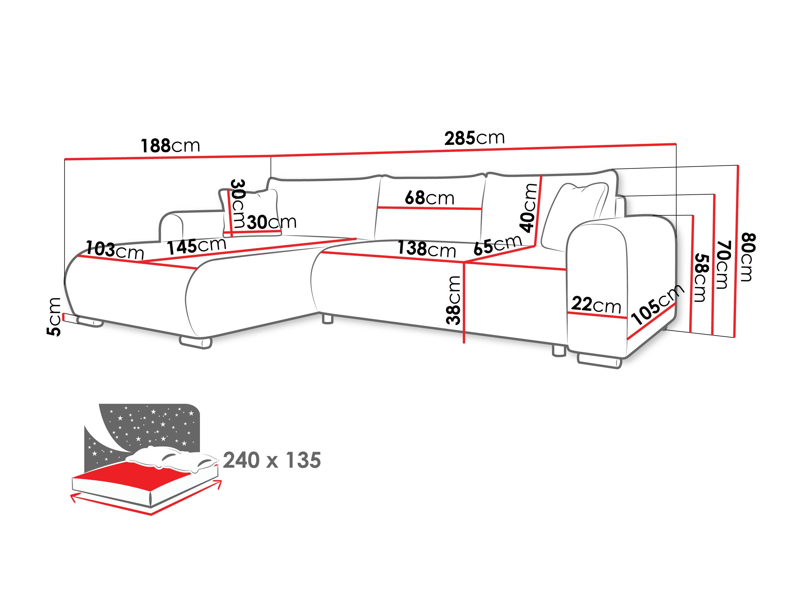 Kotna garnitura Comfivo Consors (Poso 100)