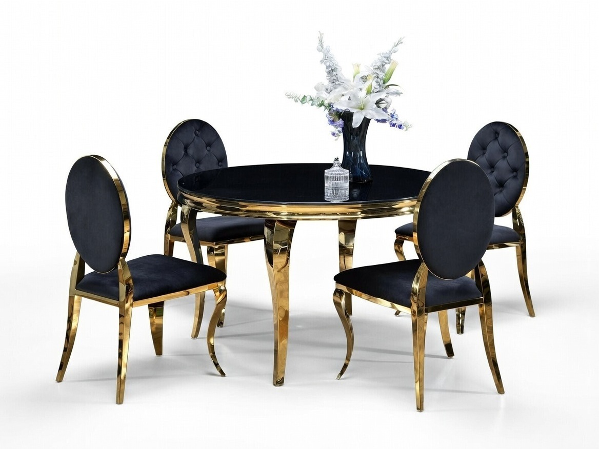 Jedilniški komplet Houston 1828 (Črna)