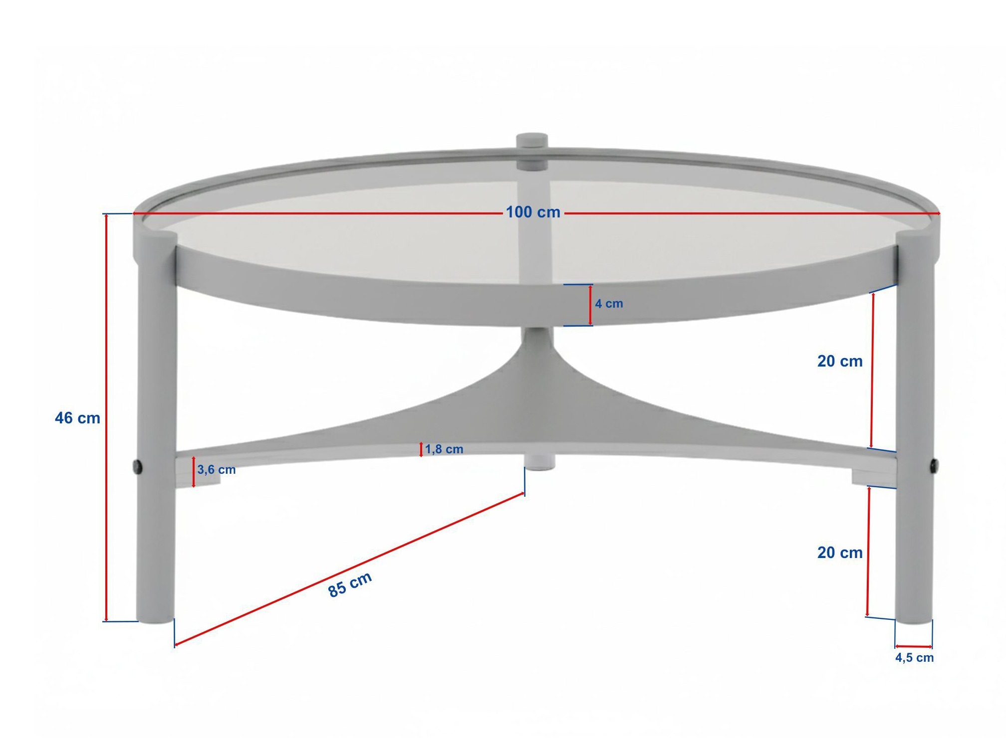 Klubska mizica Kailua 2661 (Oreh)