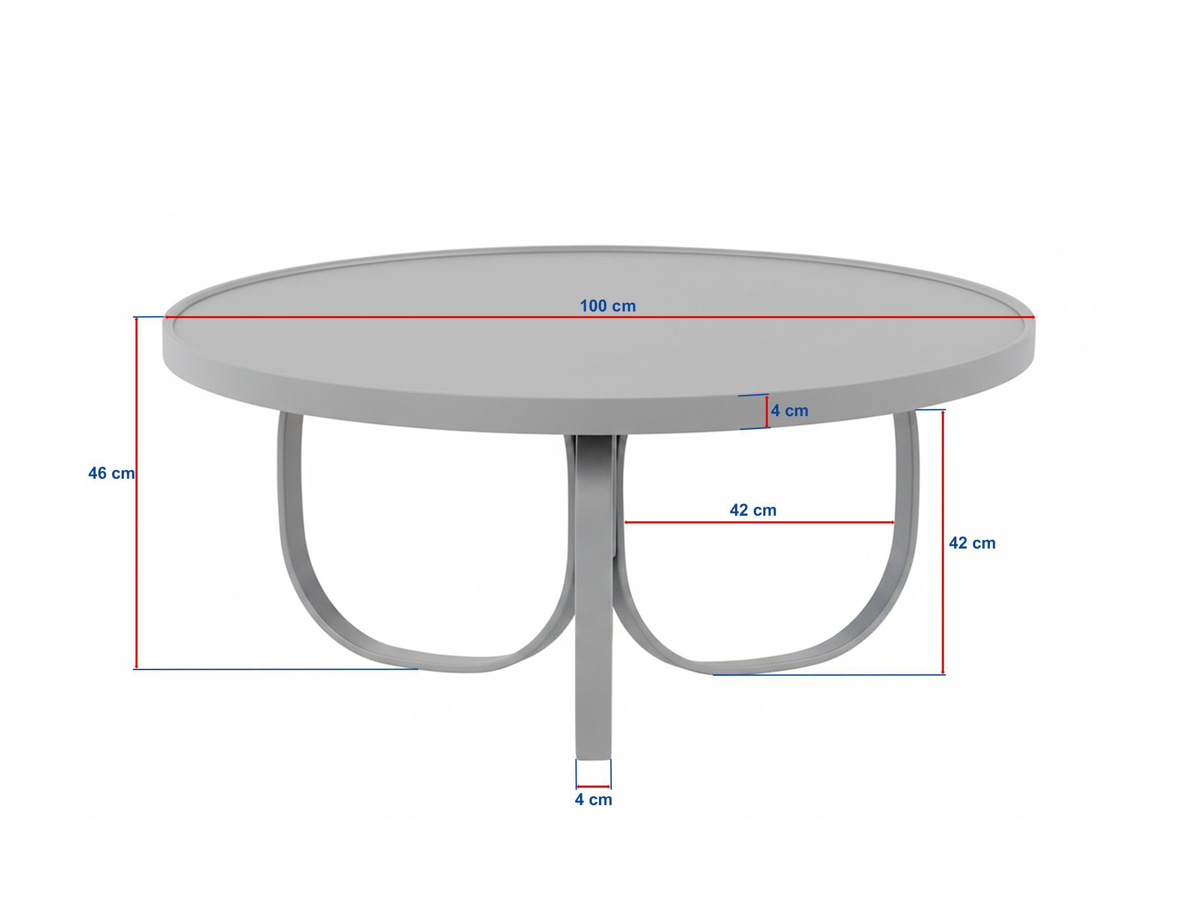 Klubska mizica Kailua 2666 (Oreh)