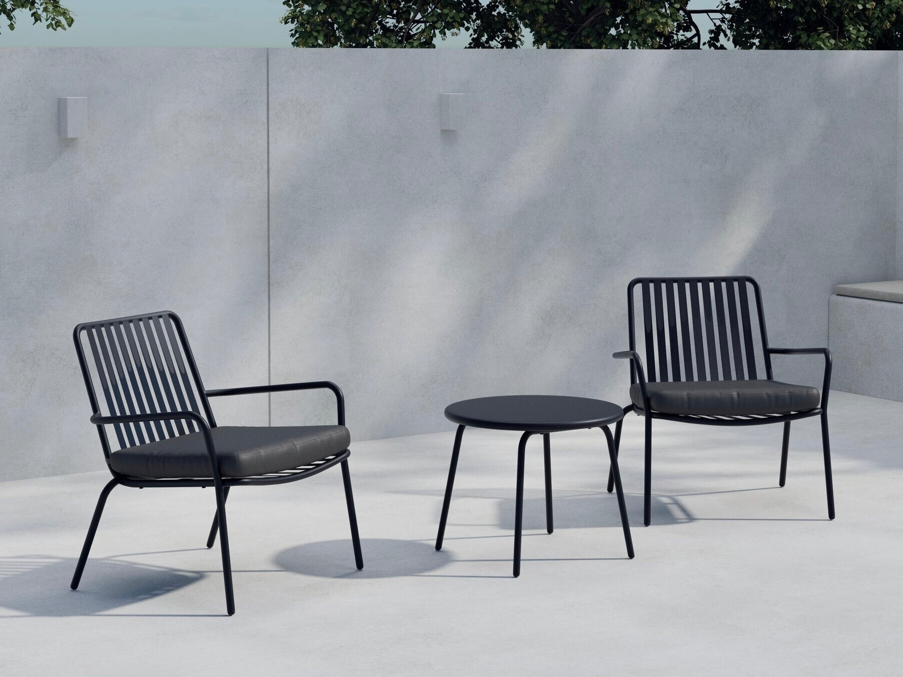 Komplet za balkon Dallas 5190 (Črna)