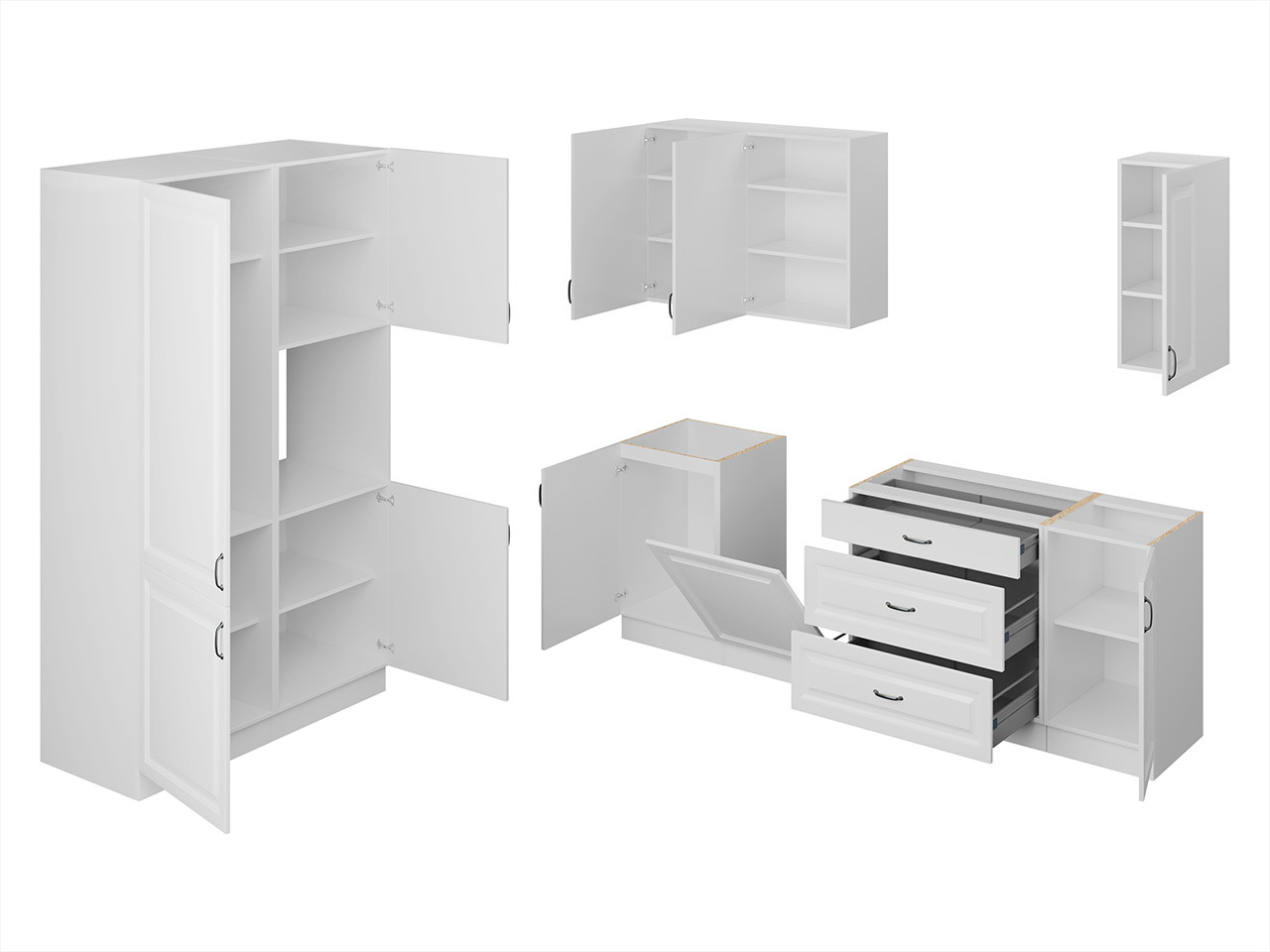 Modularni kuhinjski komplet Retro Grey 149