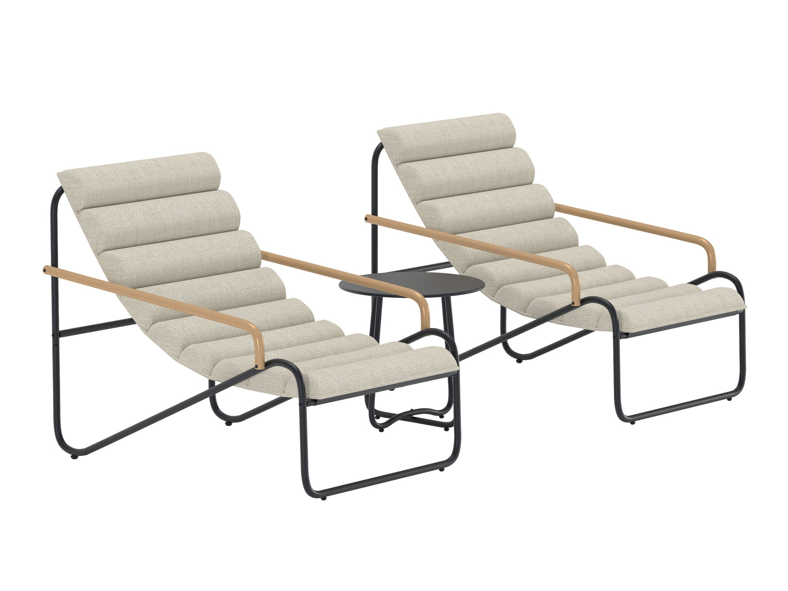 Komplet za balkon Dallas 5194 (Črna)