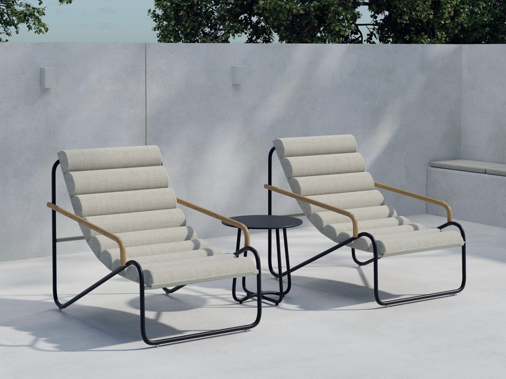 Komplet za balkon Dallas 5194 (Črna)