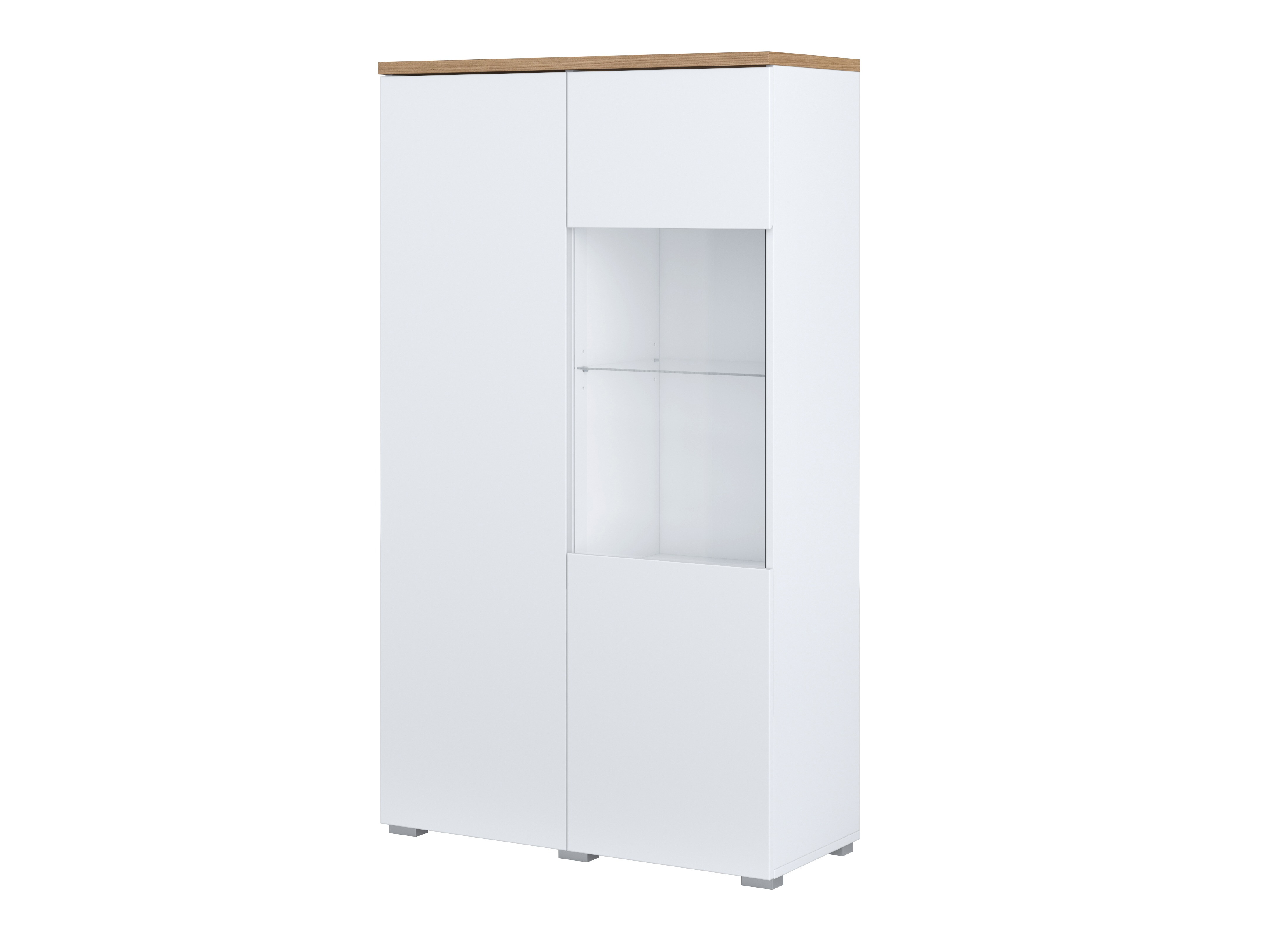 Regal Baletu 108 (Bela + Hrast)