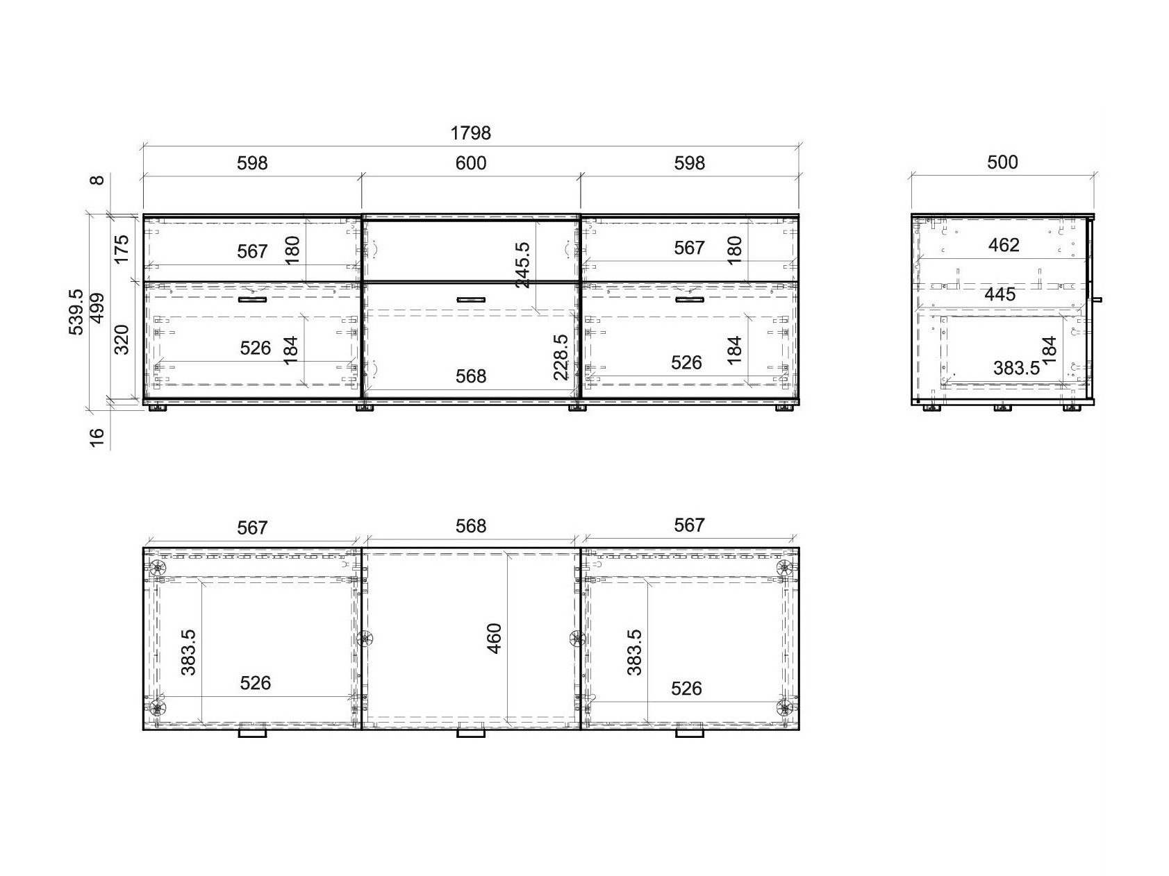 Komplet za dnevno sobo Alnue 107