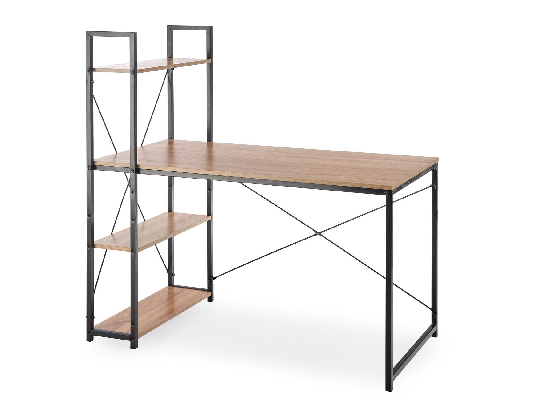 Pisalna miza Houston 1888 (Sonoma hrast + Črna)