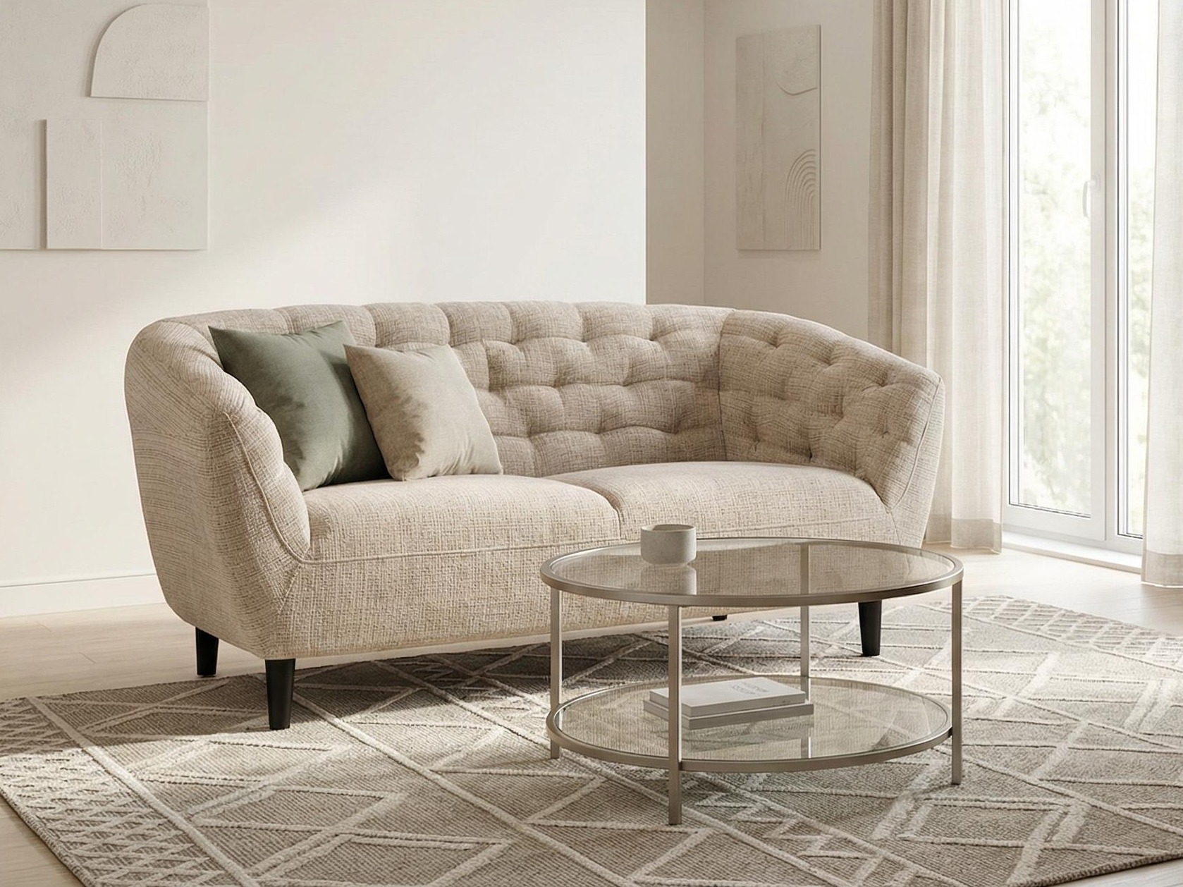Kavč chesterfield Norsica 260 (Bež)