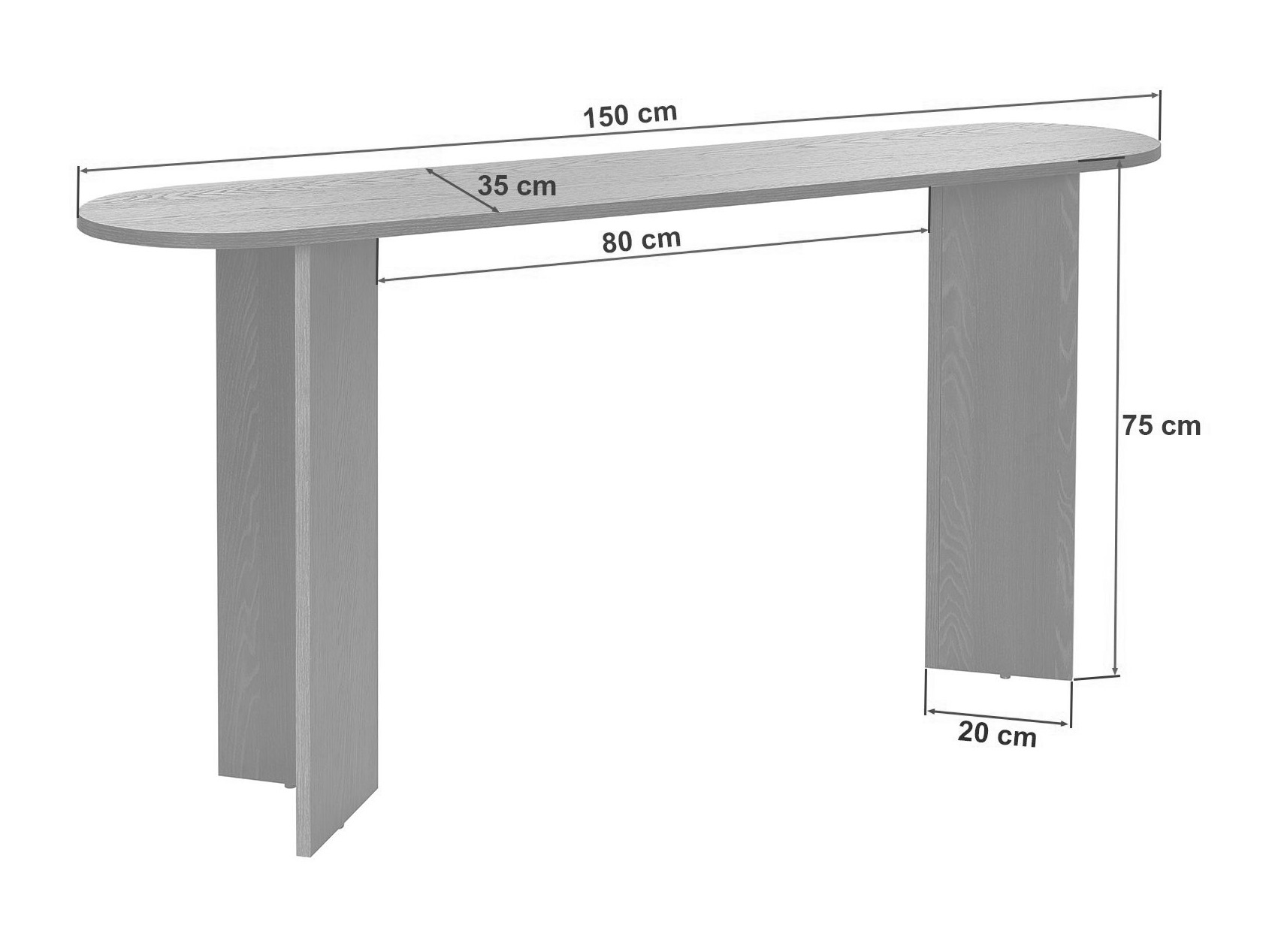 Konzolna miza SL5485