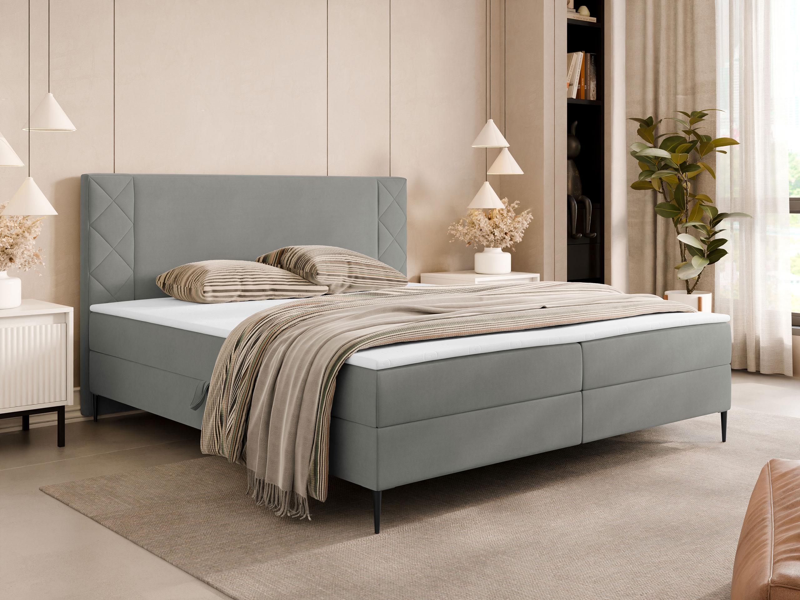 Boxspring postelja Providence 200 (Polo 894)