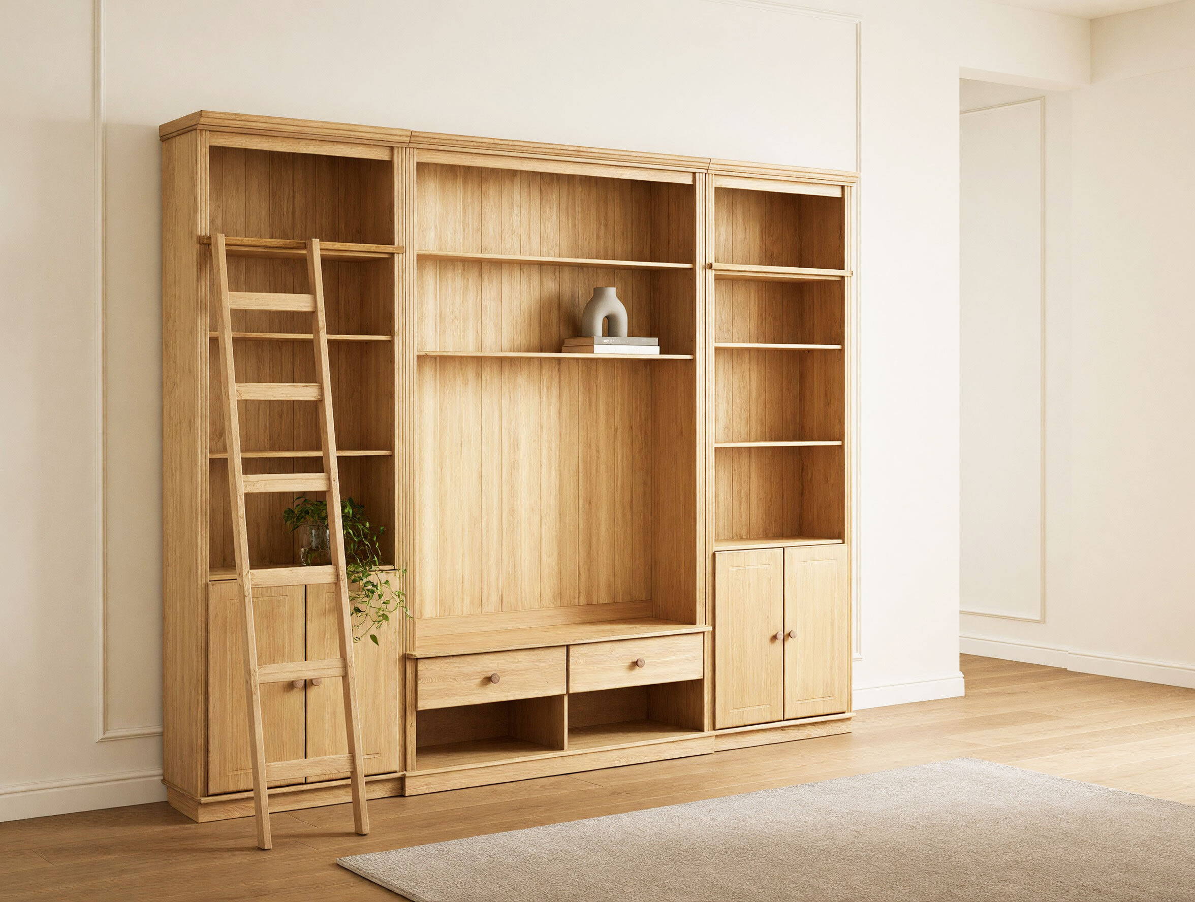 Komplet za dnevno sobo Saltoro 107 (Svetlo rjava)