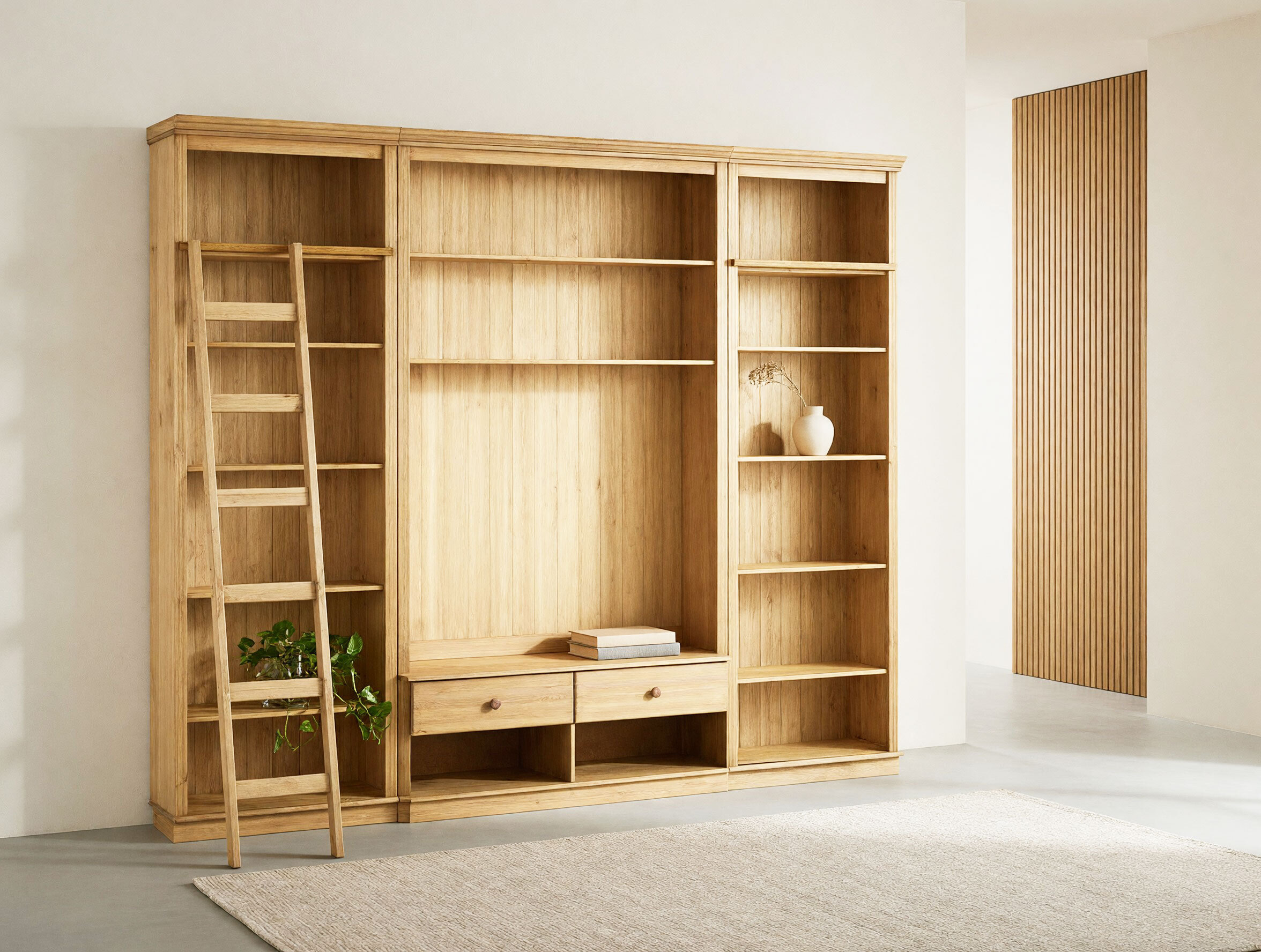 Komplet za dnevno sobo Saltoro 108 (Svetlo rjava)