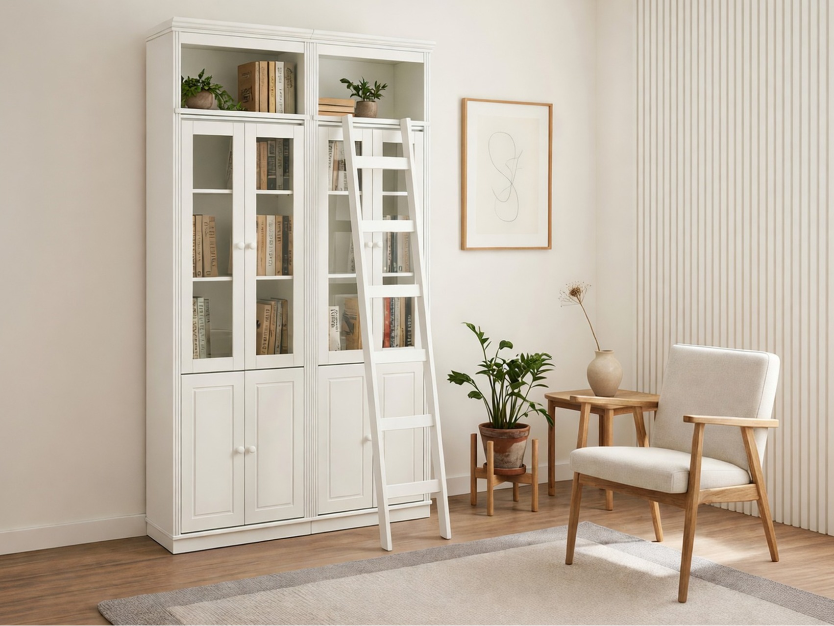 Komplet polic Saltoro 120 (Bela)