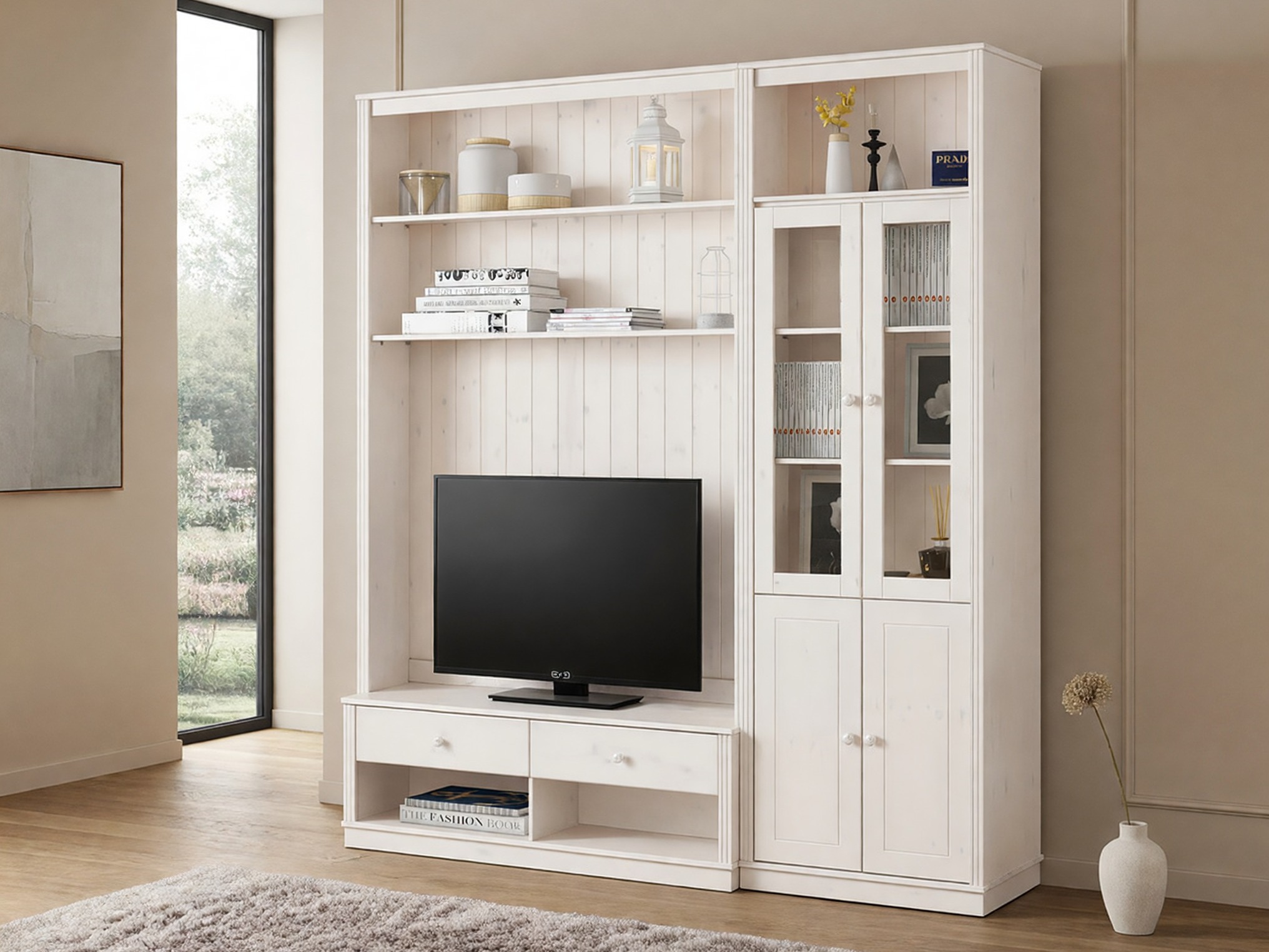 Komplet za dnevno sobo Saltoro 124 (Bela)