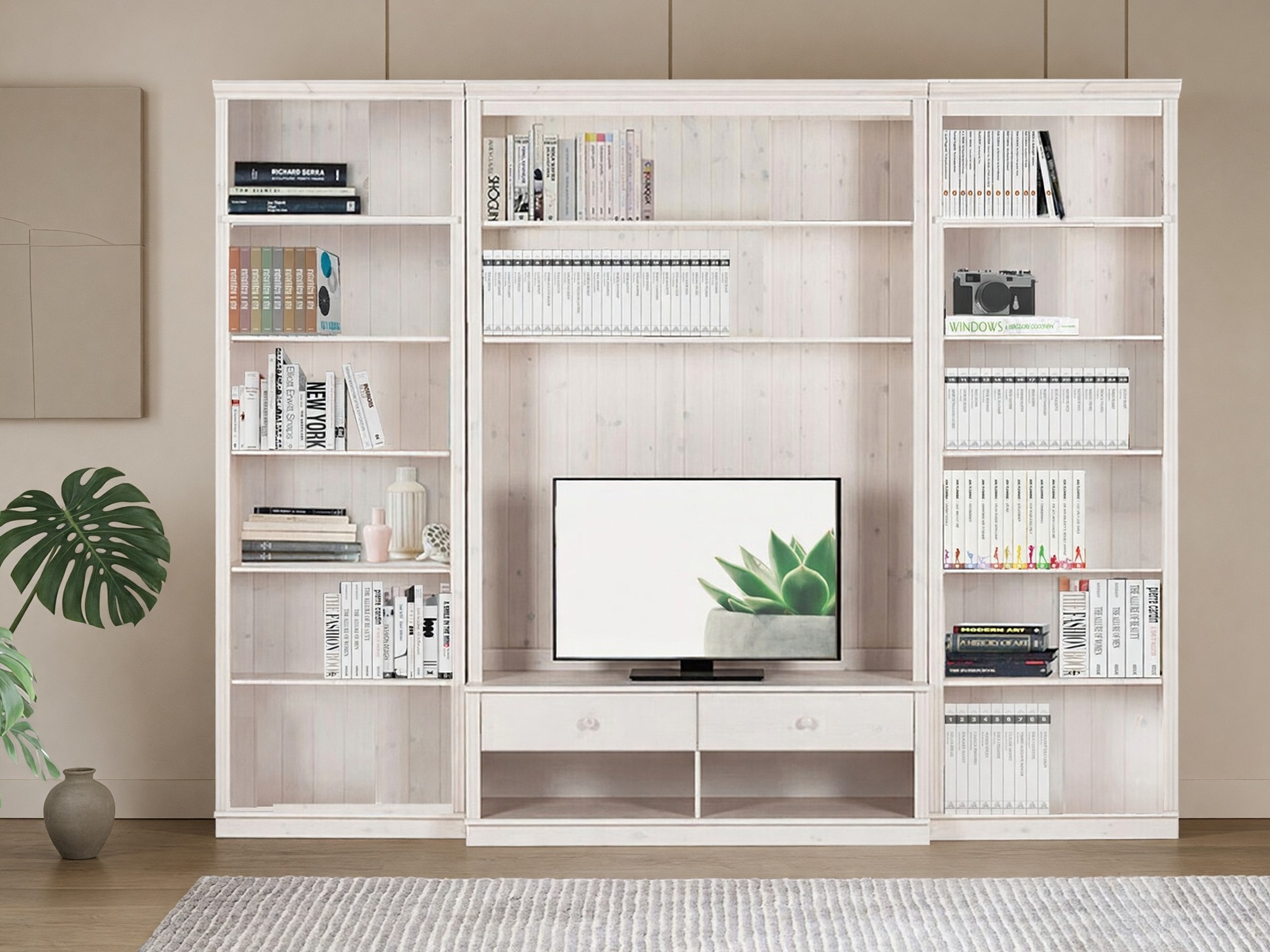 Komplet za dnevno sobo Saltoro 127 (Bela)