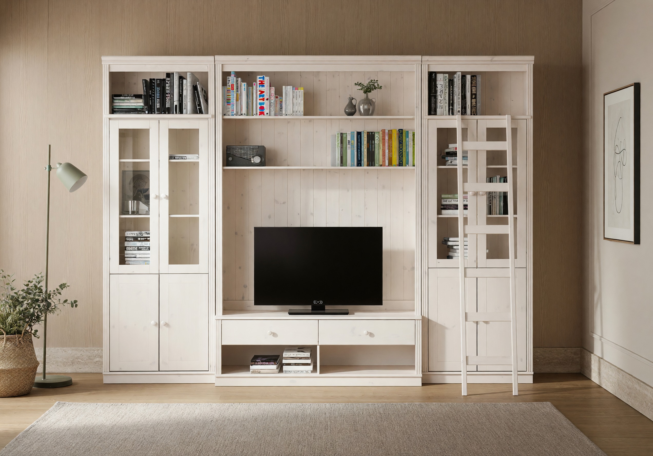 Komplet za dnevno sobo Saltoro 128 (Bela)