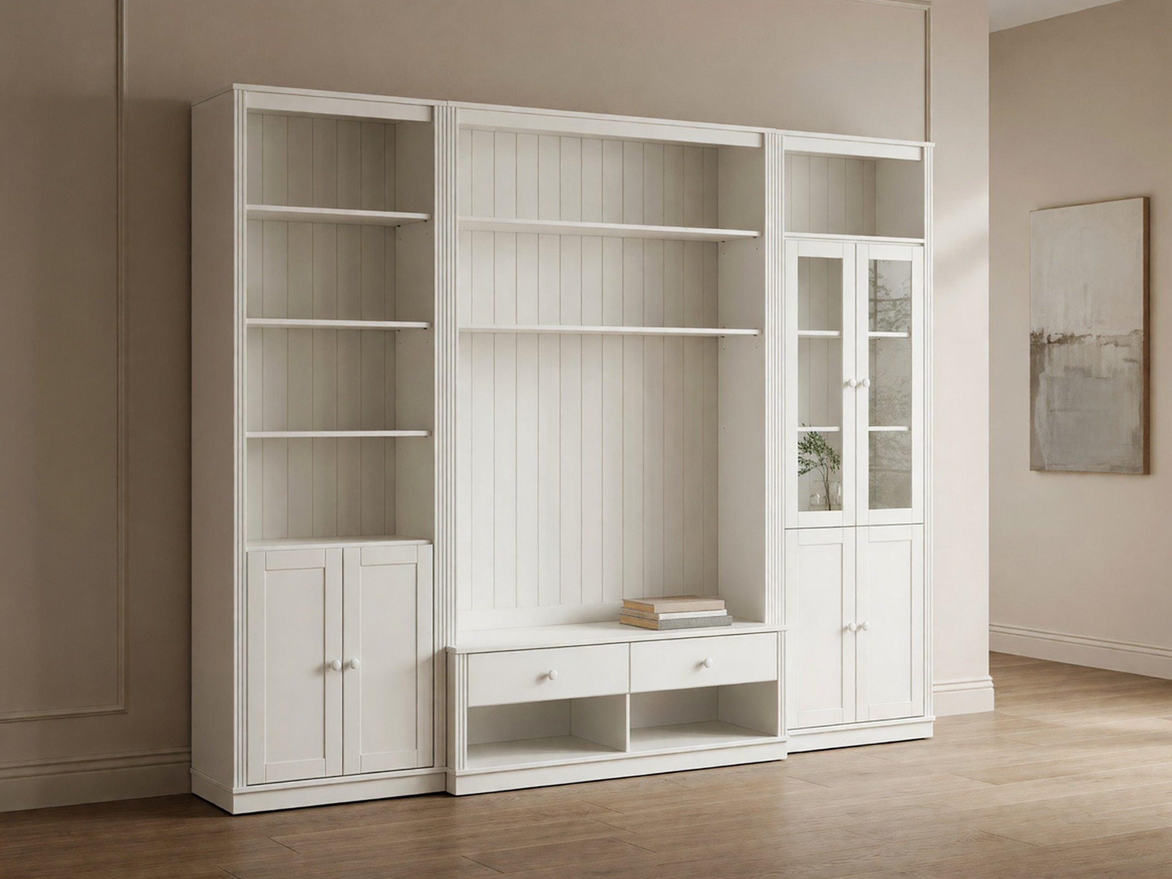 Komplet za dnevno sobo Saltoro 140 (Bela)