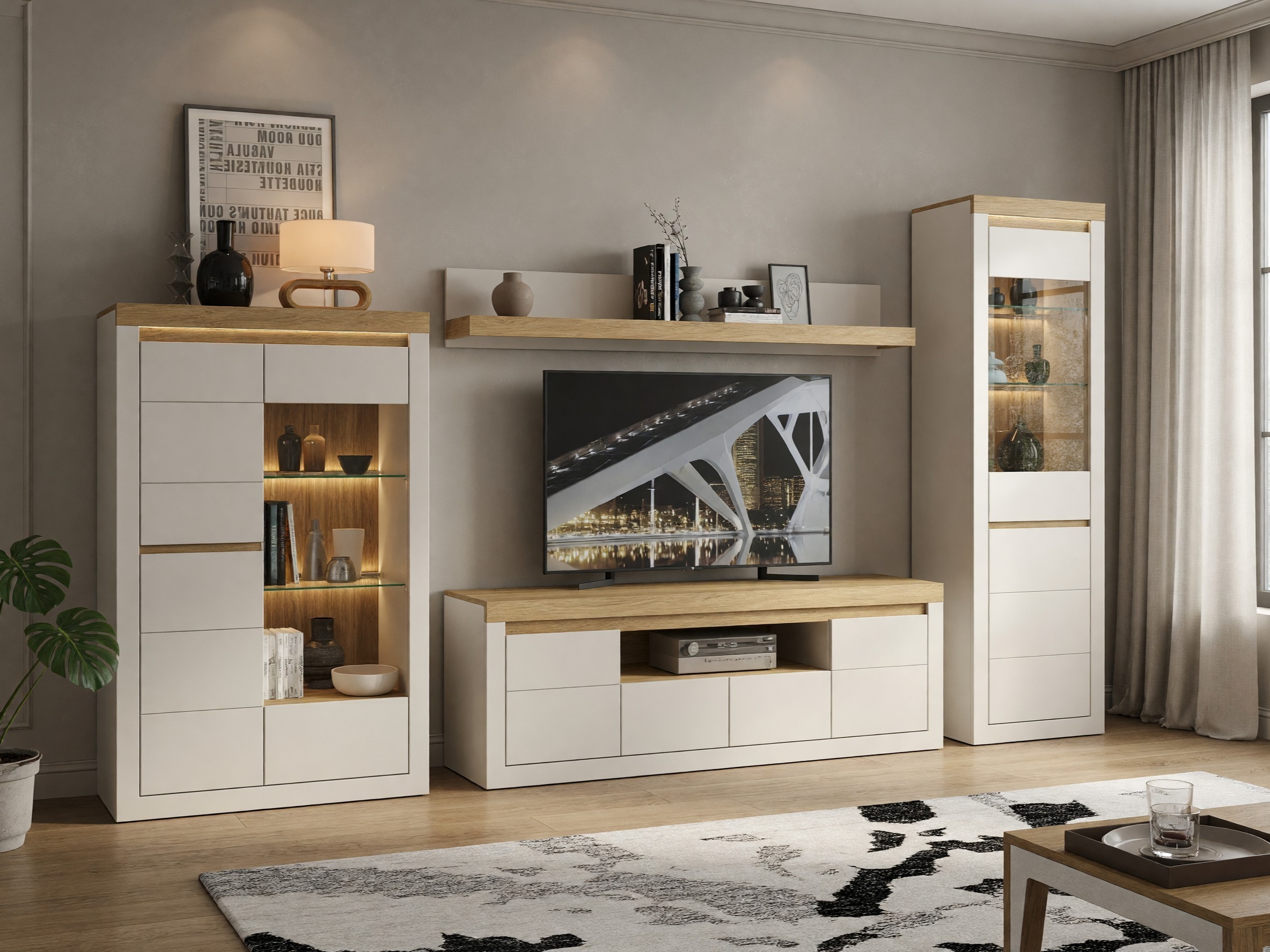 Komplet za dnevno sobo Ophtola 121 (Desno)