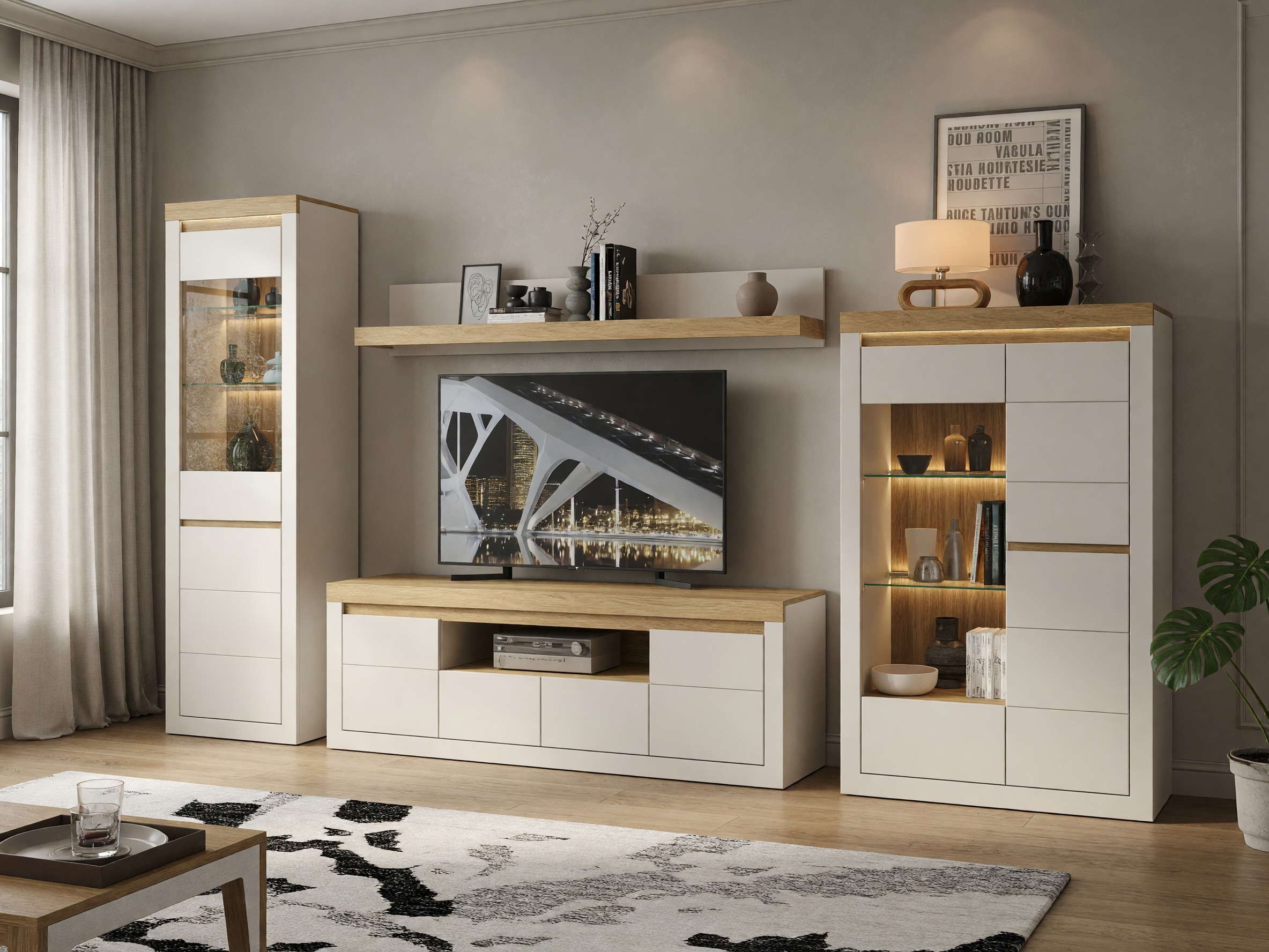 Komplet za dnevno sobo Ophtola 121 (Levo)