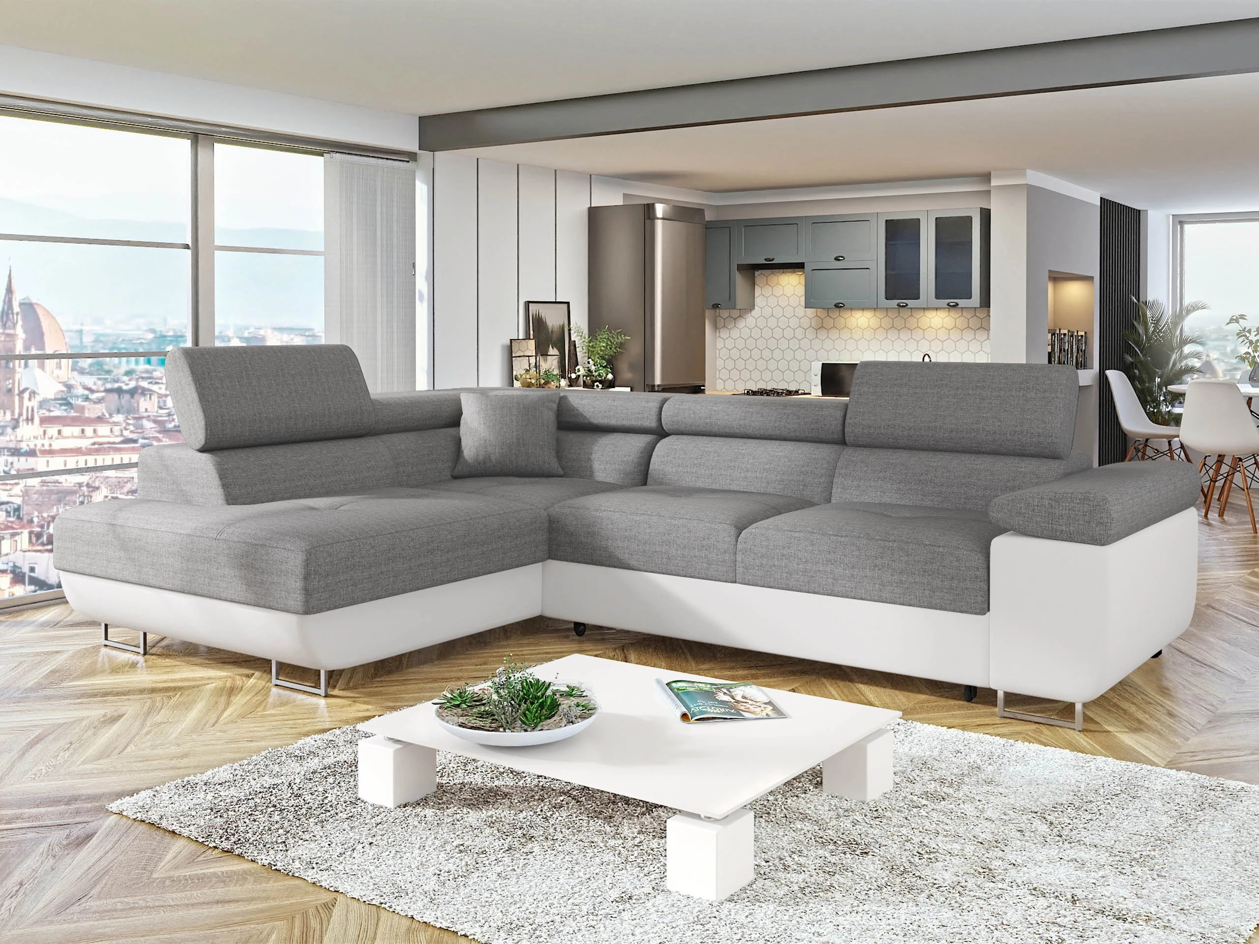 Kotna garnitura Comfivo Vinetum (Soft 017 + Lux 05)