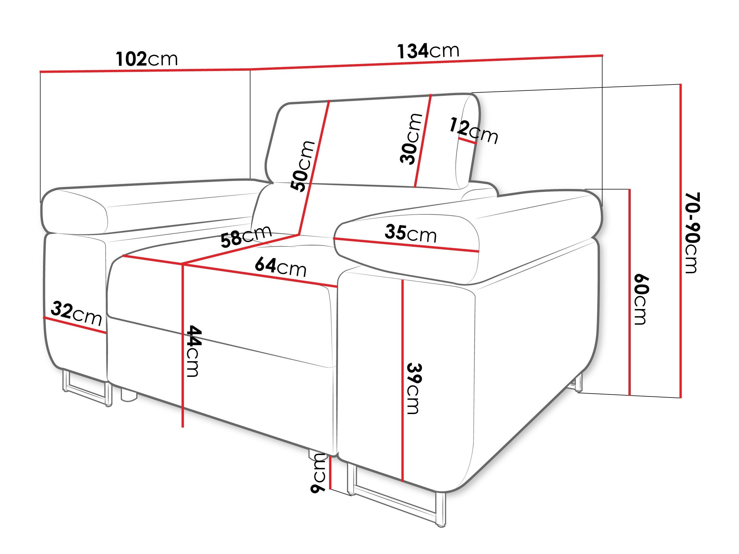 Fotelj Comfivo Vinetum (Soft 066 + Lux 03)