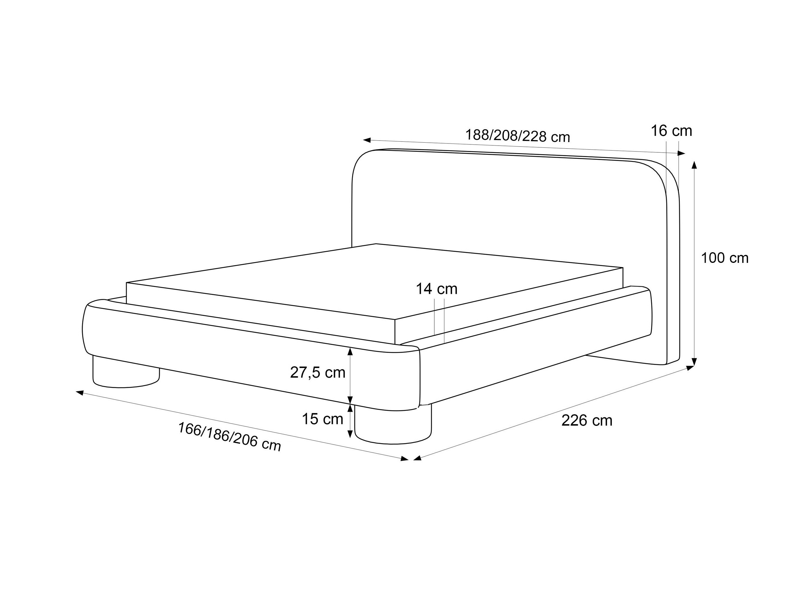 Postelja Martinez 130 (Fredo 20)