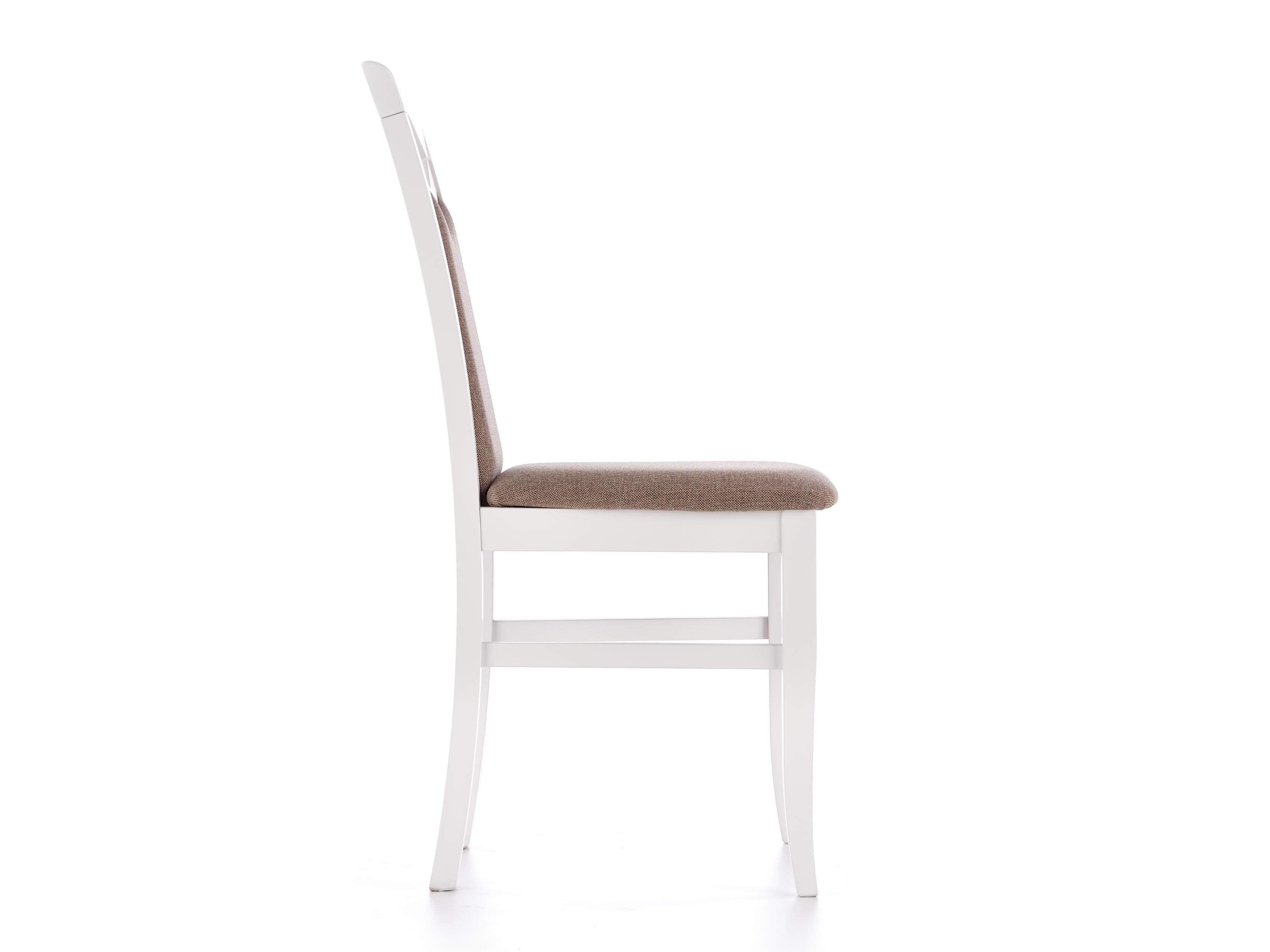 Stol Houston 578 (Bela + Svetlo rjava)