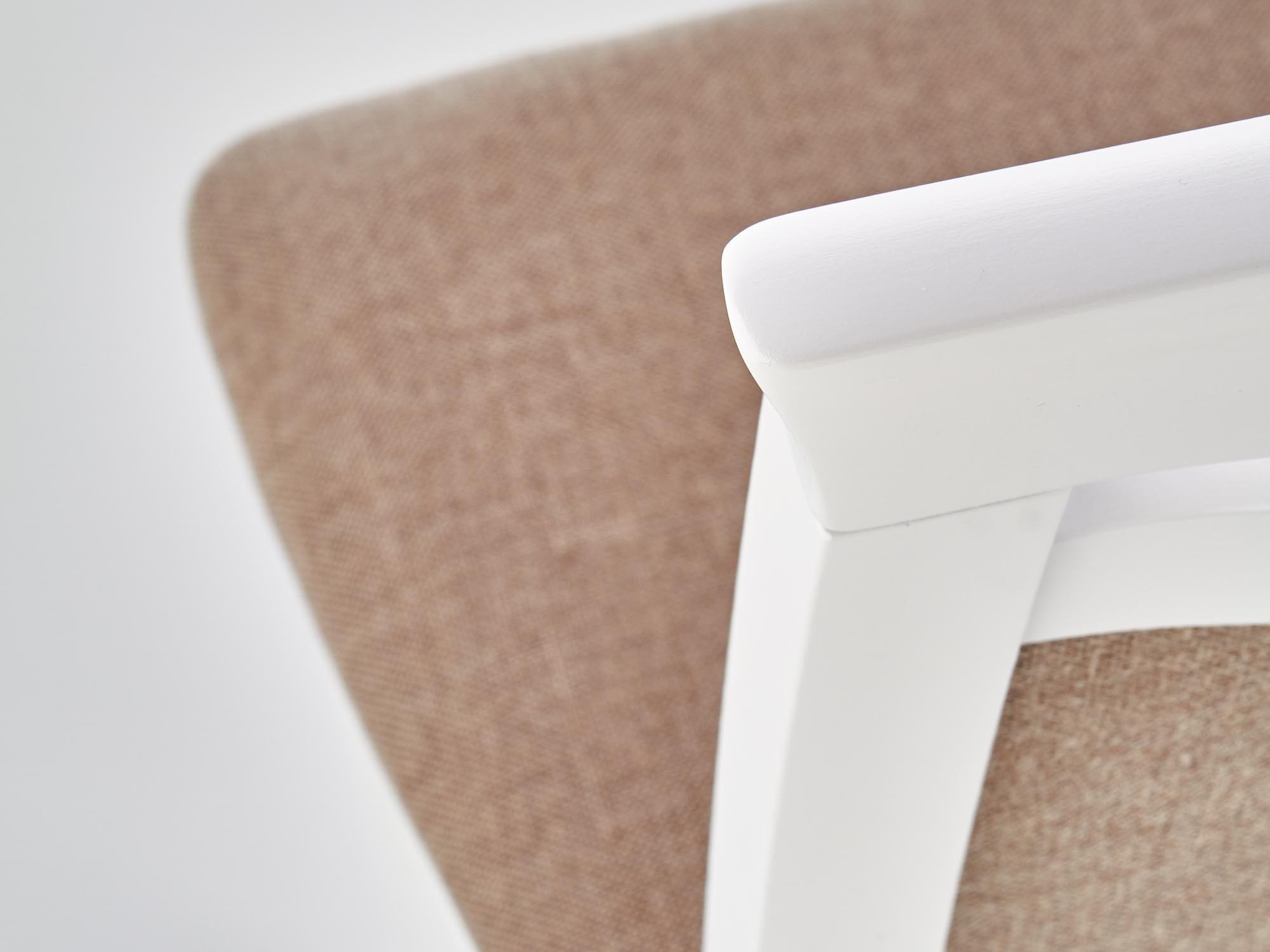 Stol Houston 578 (Bela + Svetlo rjava)