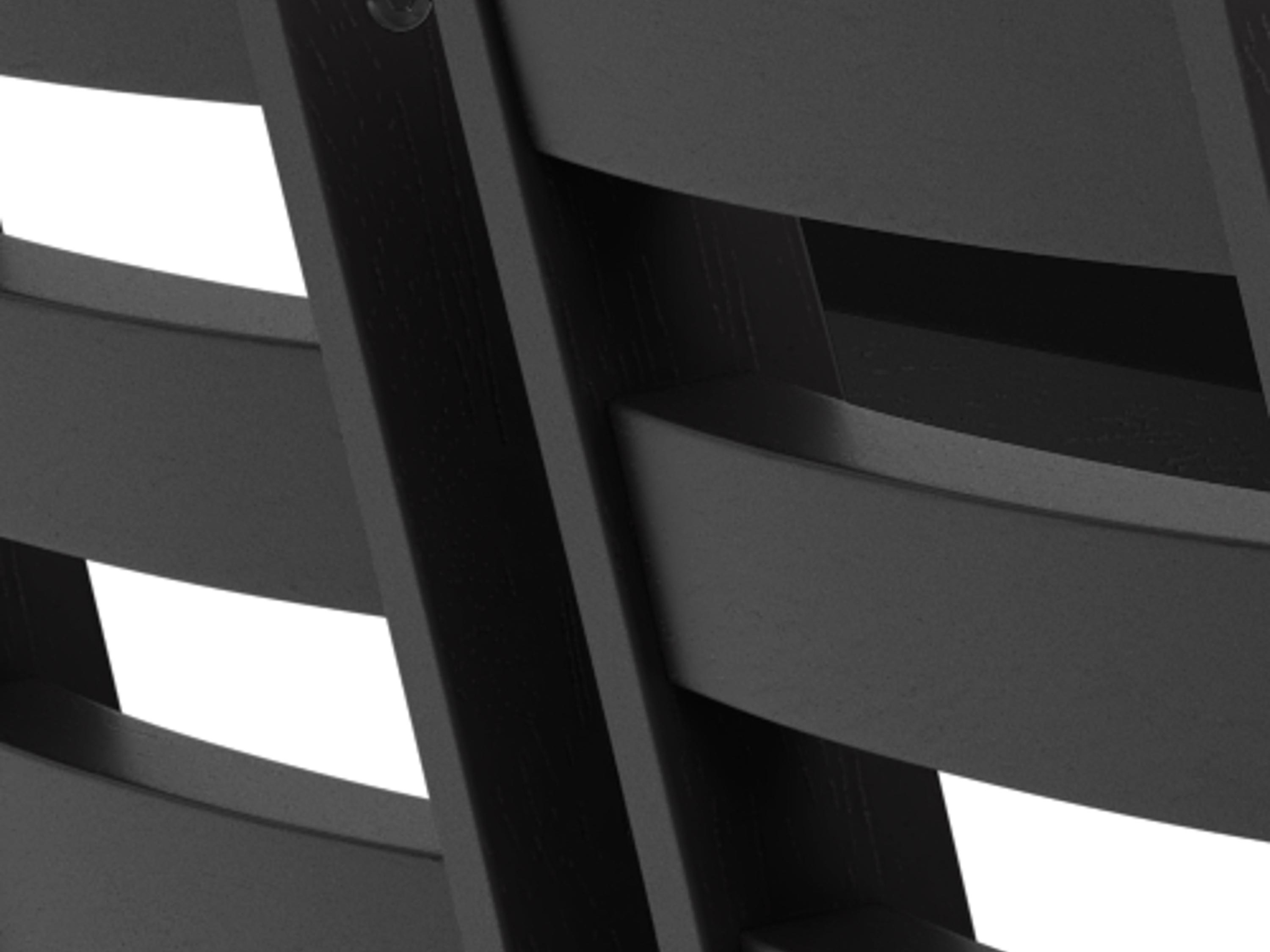 Jedilniški komplet Norsica 857 (Črna + Svetlo siva)