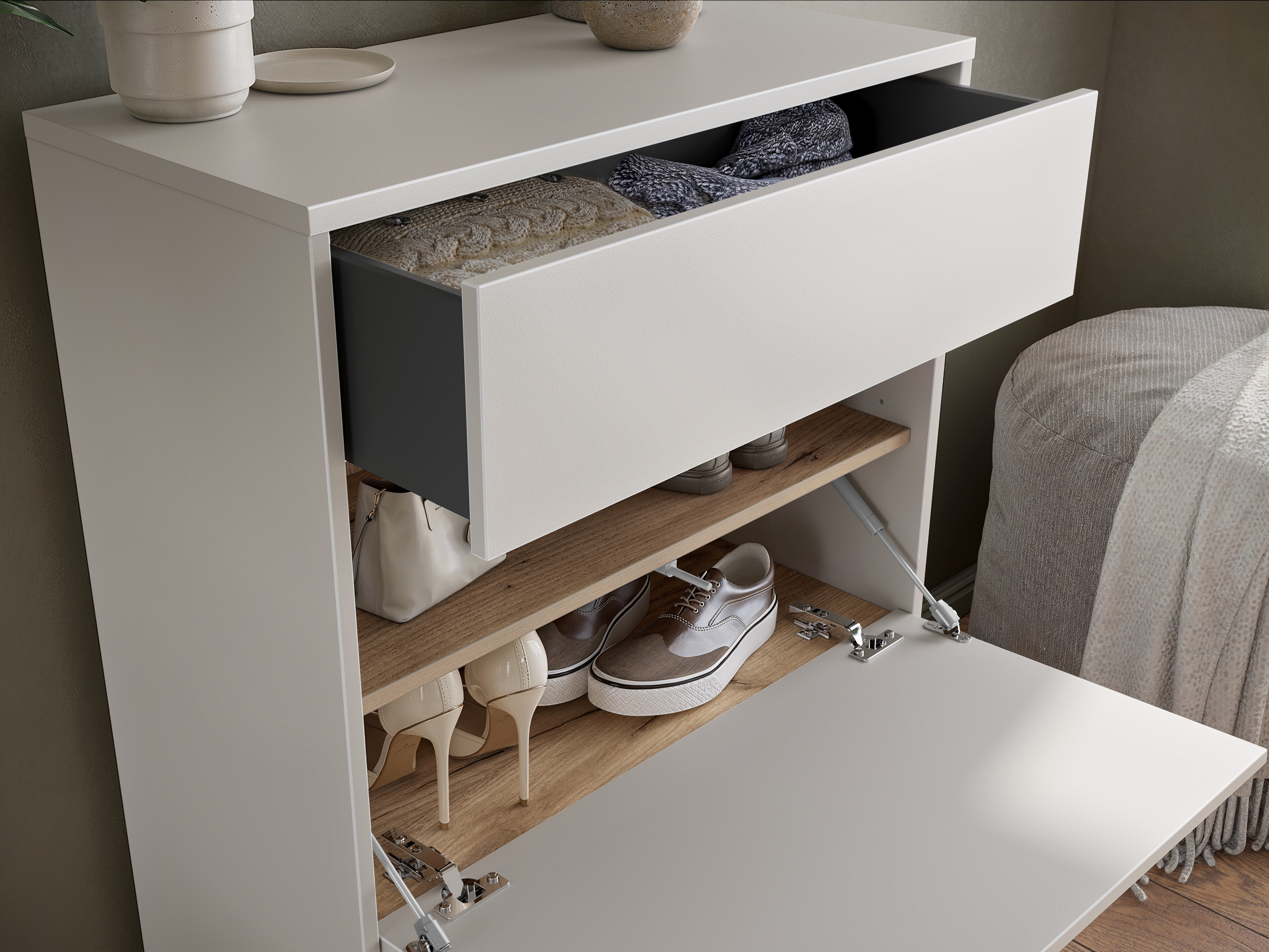 Omarica za čevlje Levfena 102 (Kašmir + Navarra hrast)