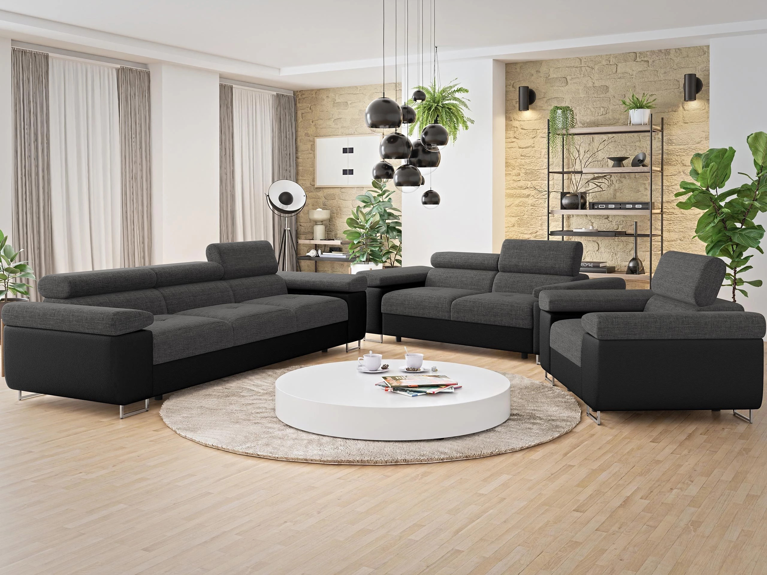 Komplet oblazinjenega pohištva Comfivo Vinetum (Soft 011 + Lux 06)