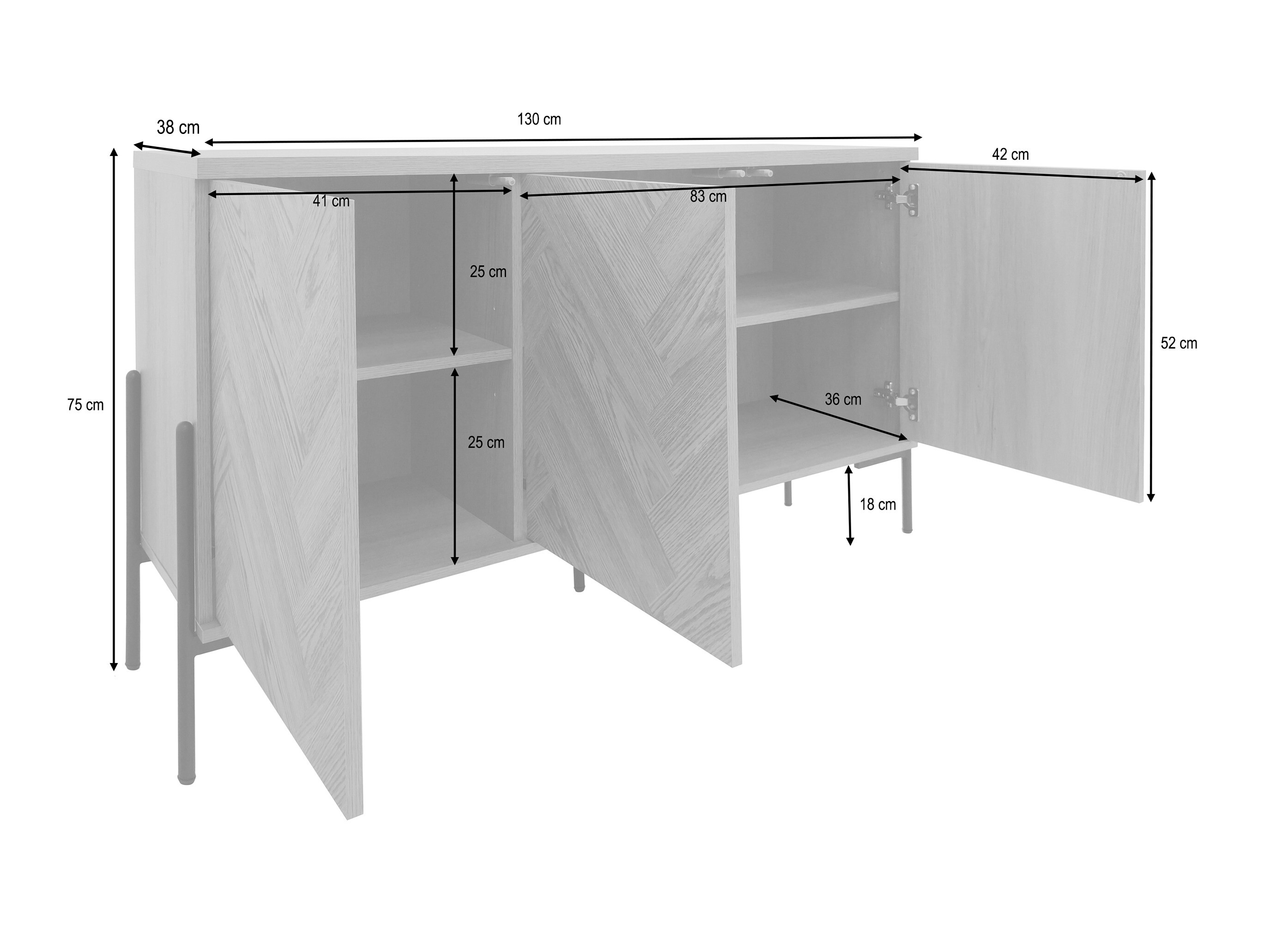 Omarica Denton 1522 (Hrast)