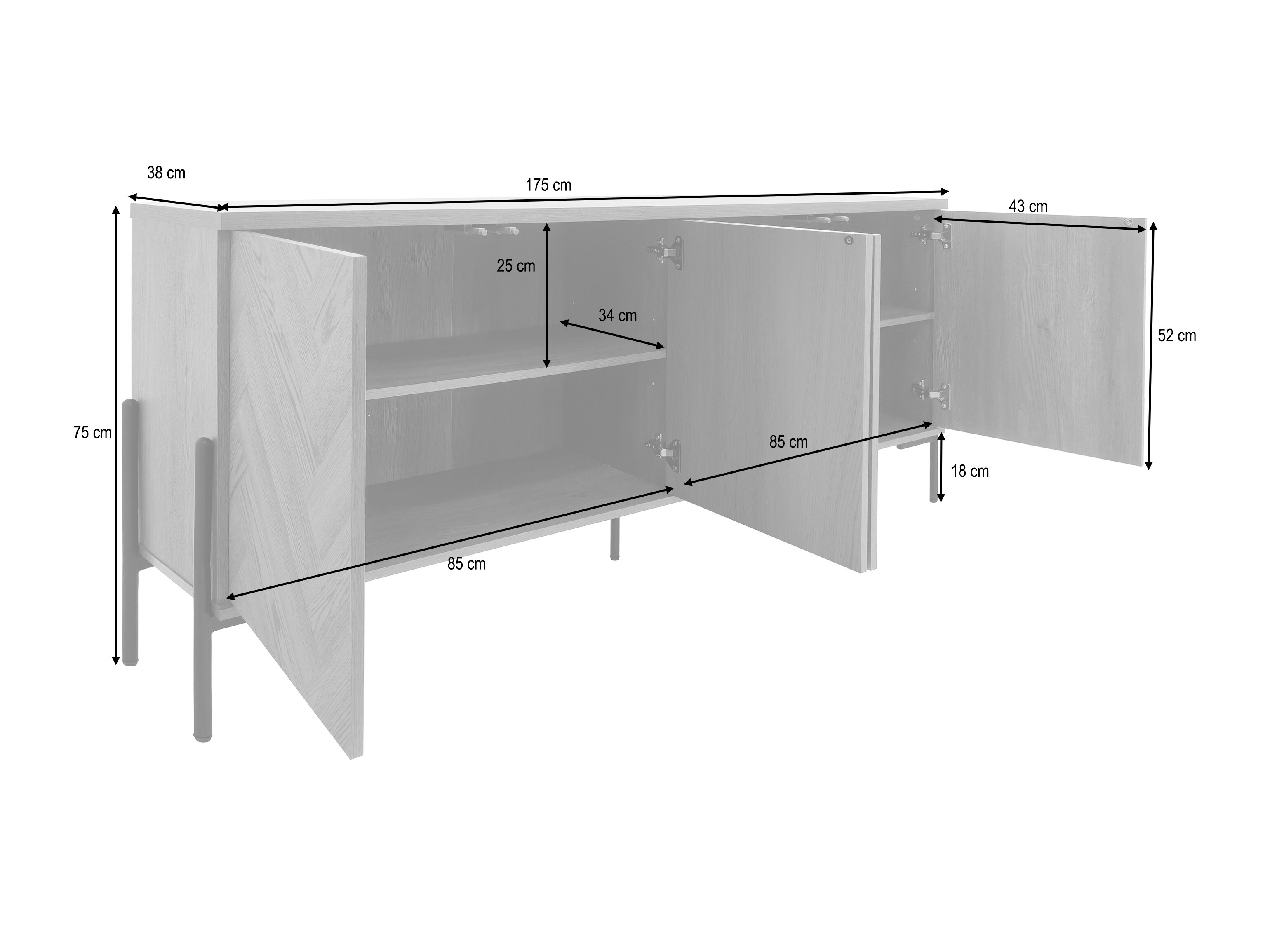 Omarica Denton 1523 (Hrast)
