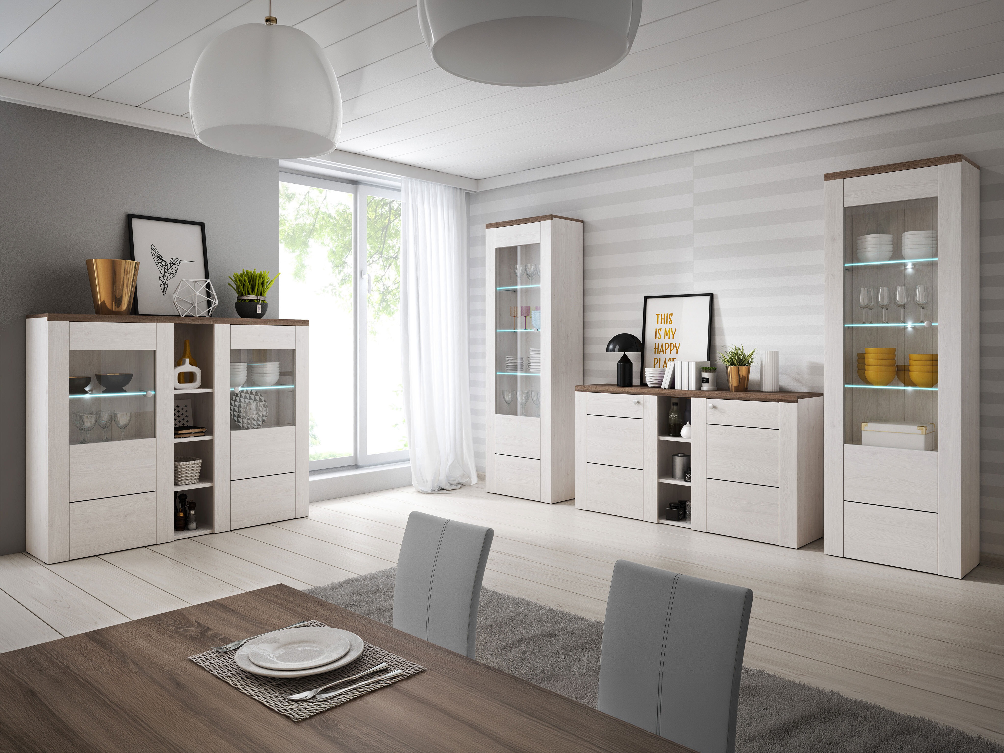 Omarica Salelbo 105 (Svetel sibirski macesen + Tartuf hrast)