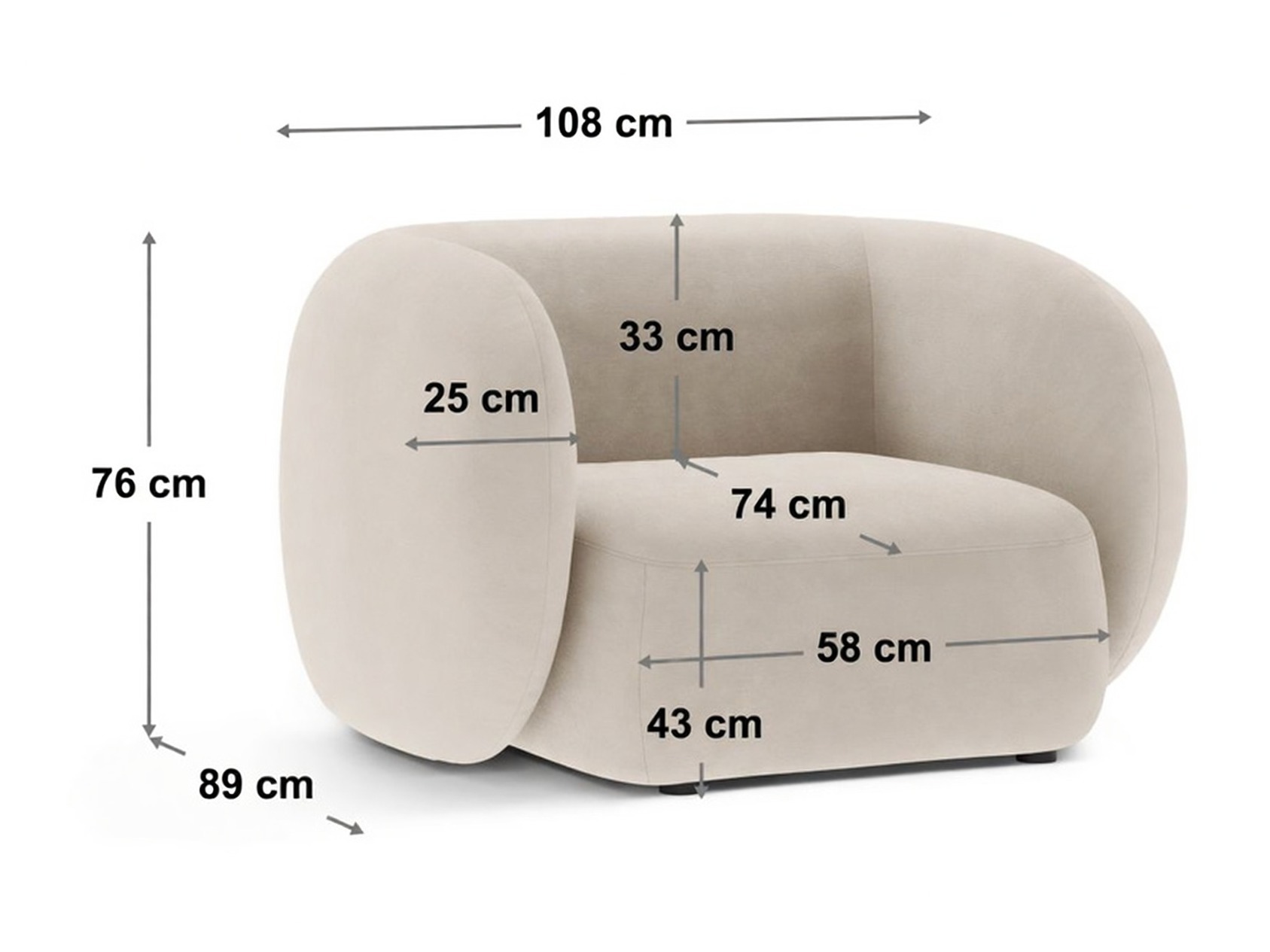 Fotelj Nolala 103 (Salvador 08)