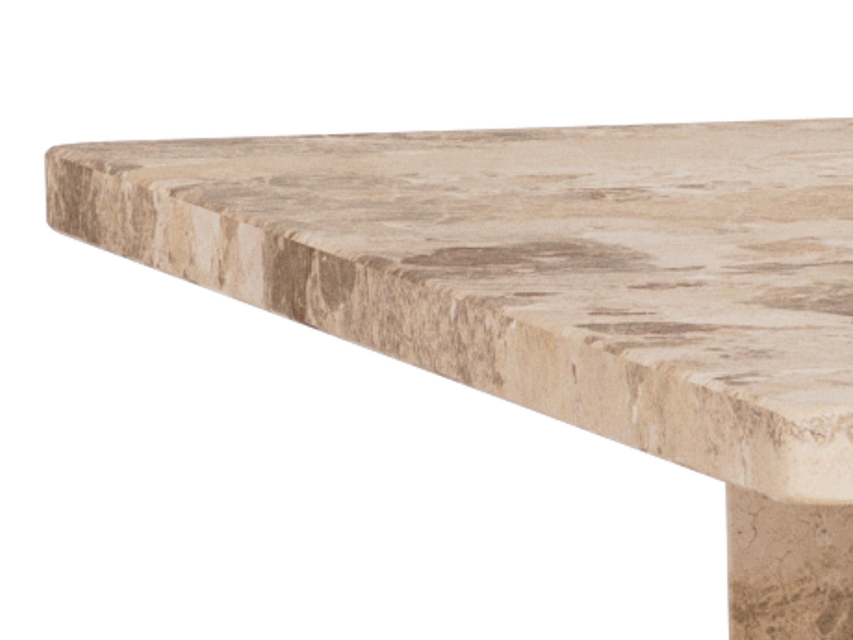 Klubska mizica Norsica 957 (Svetlo rjava)